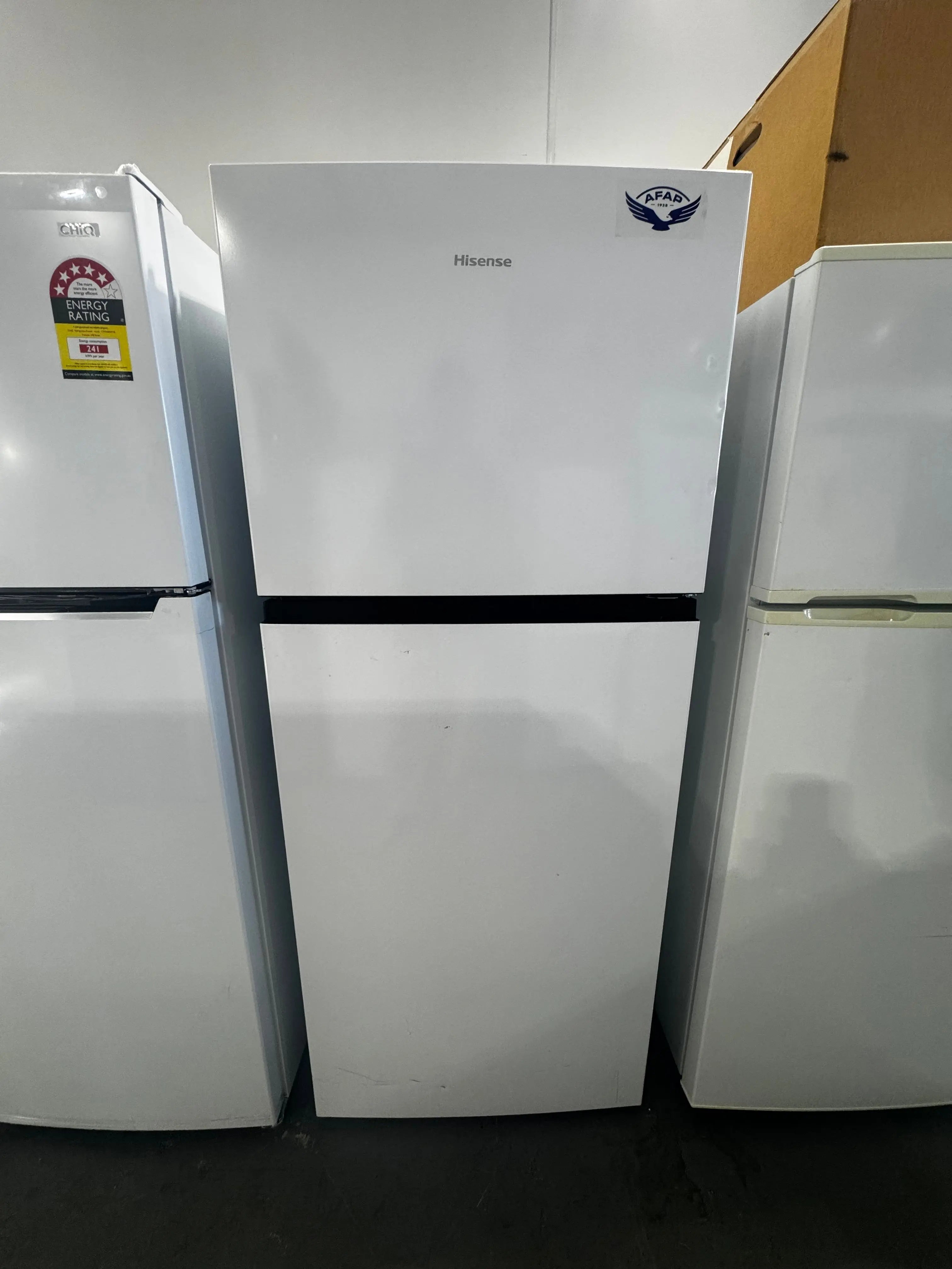 Refurbished Hisense 460L Top Mount Frost Free Fridge – White Finish – Model HR6TFF459 | PERTH