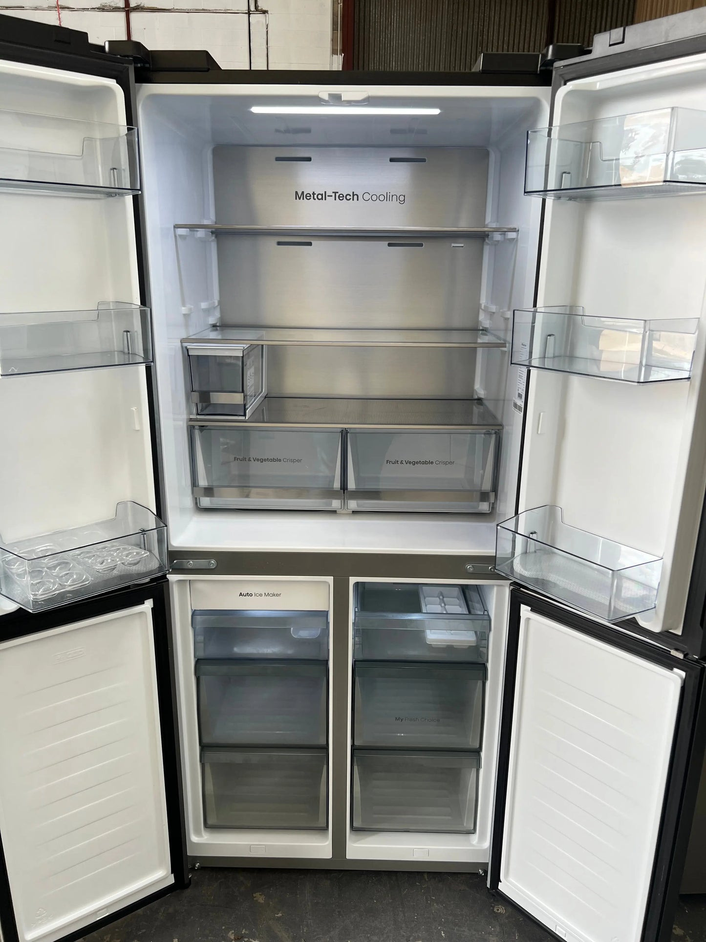 Refurbished Hisense 483 litres fridge freezer | ADELAIDE