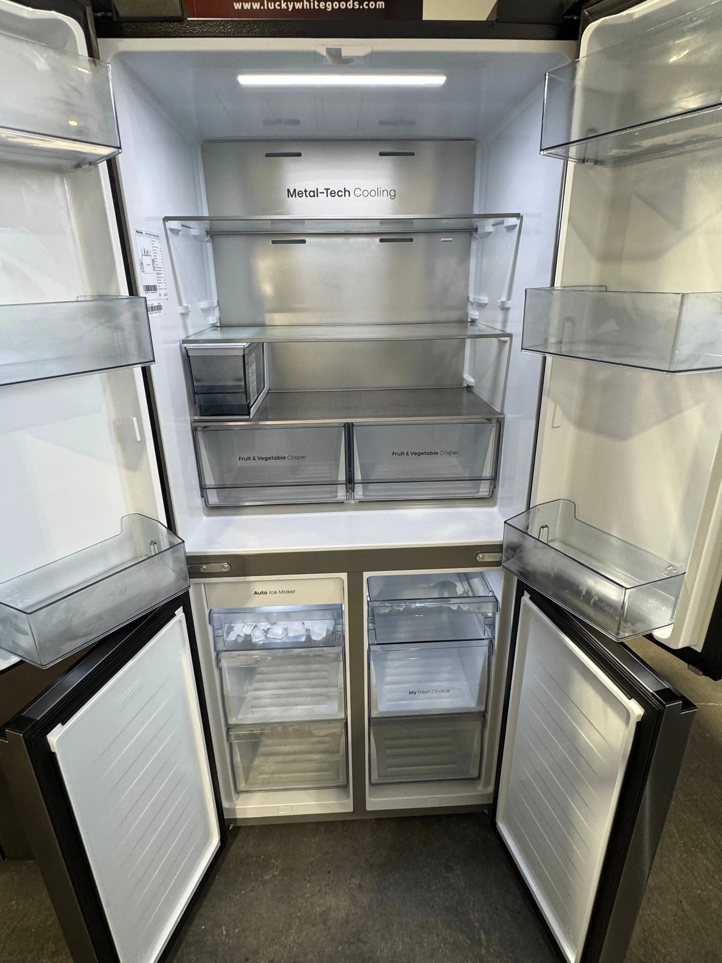 Refurbished Hisense 483 litres fridge freezer | PERTH