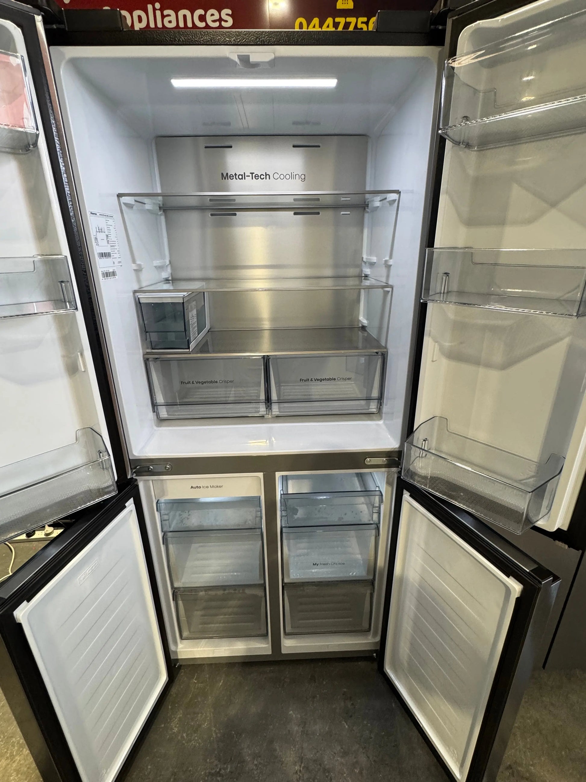 Refurbished Hisense 483 litres fridge freezer | PERTH
