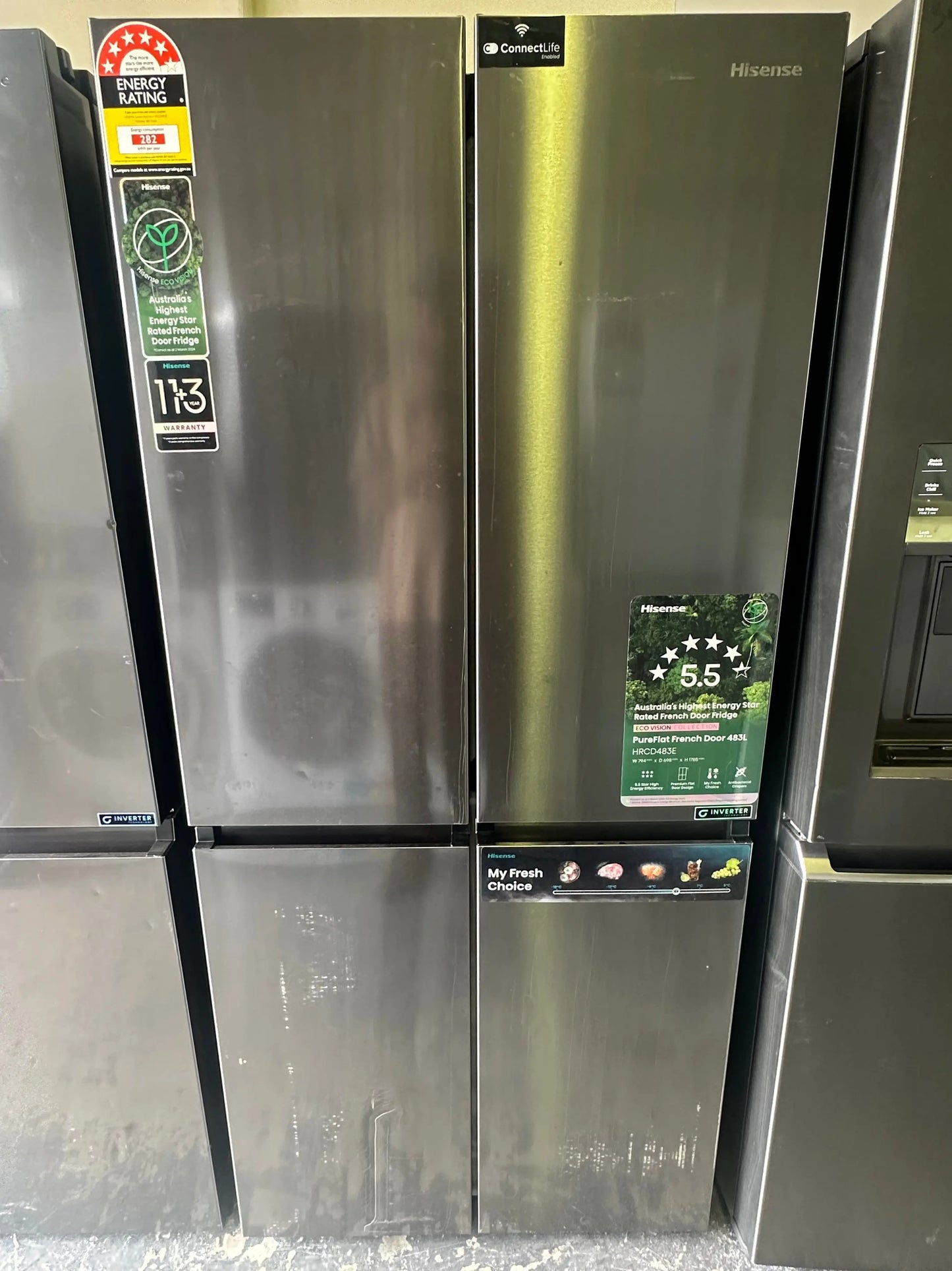 Refurbished Hisense 483L Fridge | BRISBANE