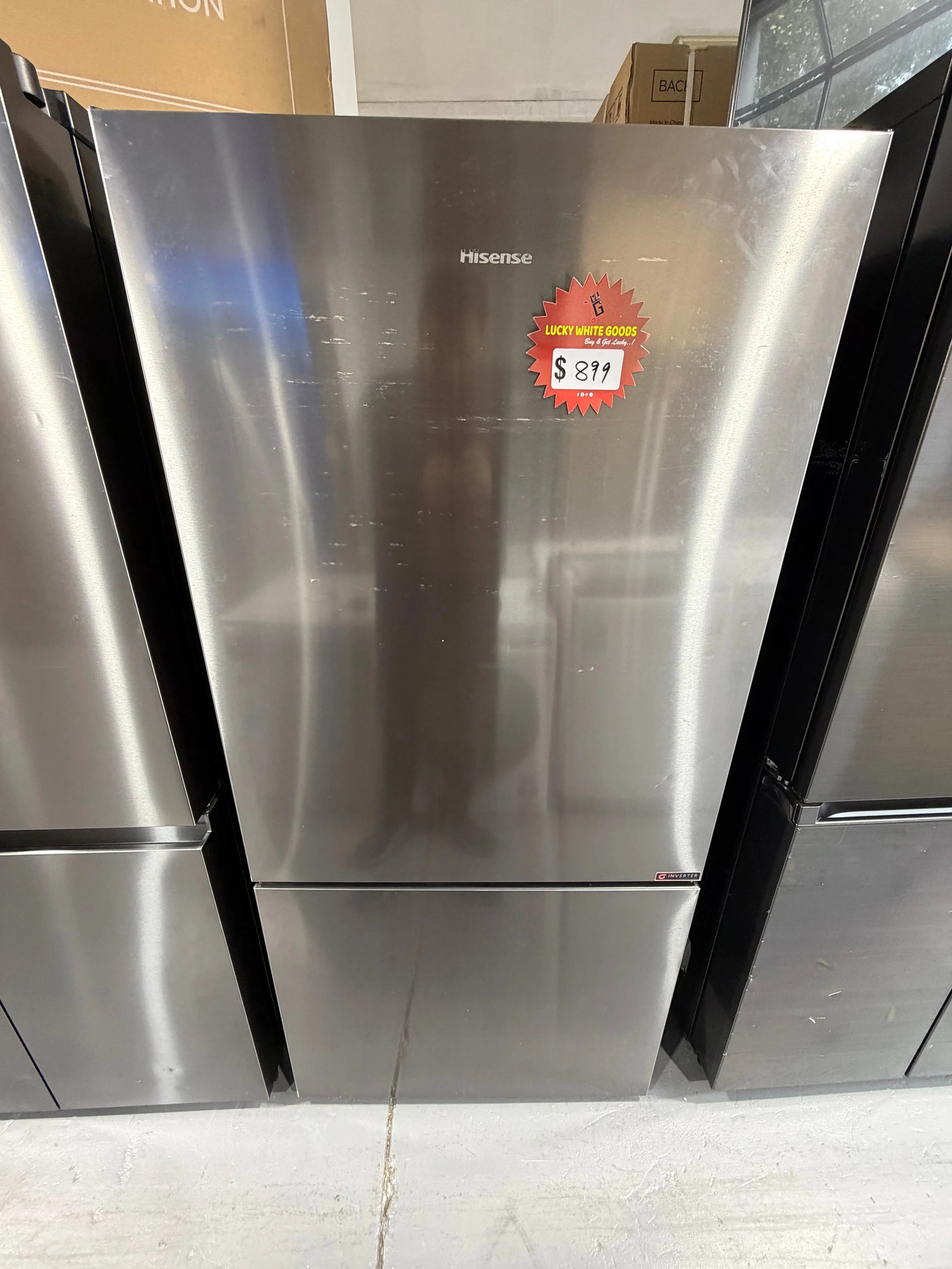 Refurbished Hisense 503 ltr bottom mount fridge freezer | ALEXANDRIA