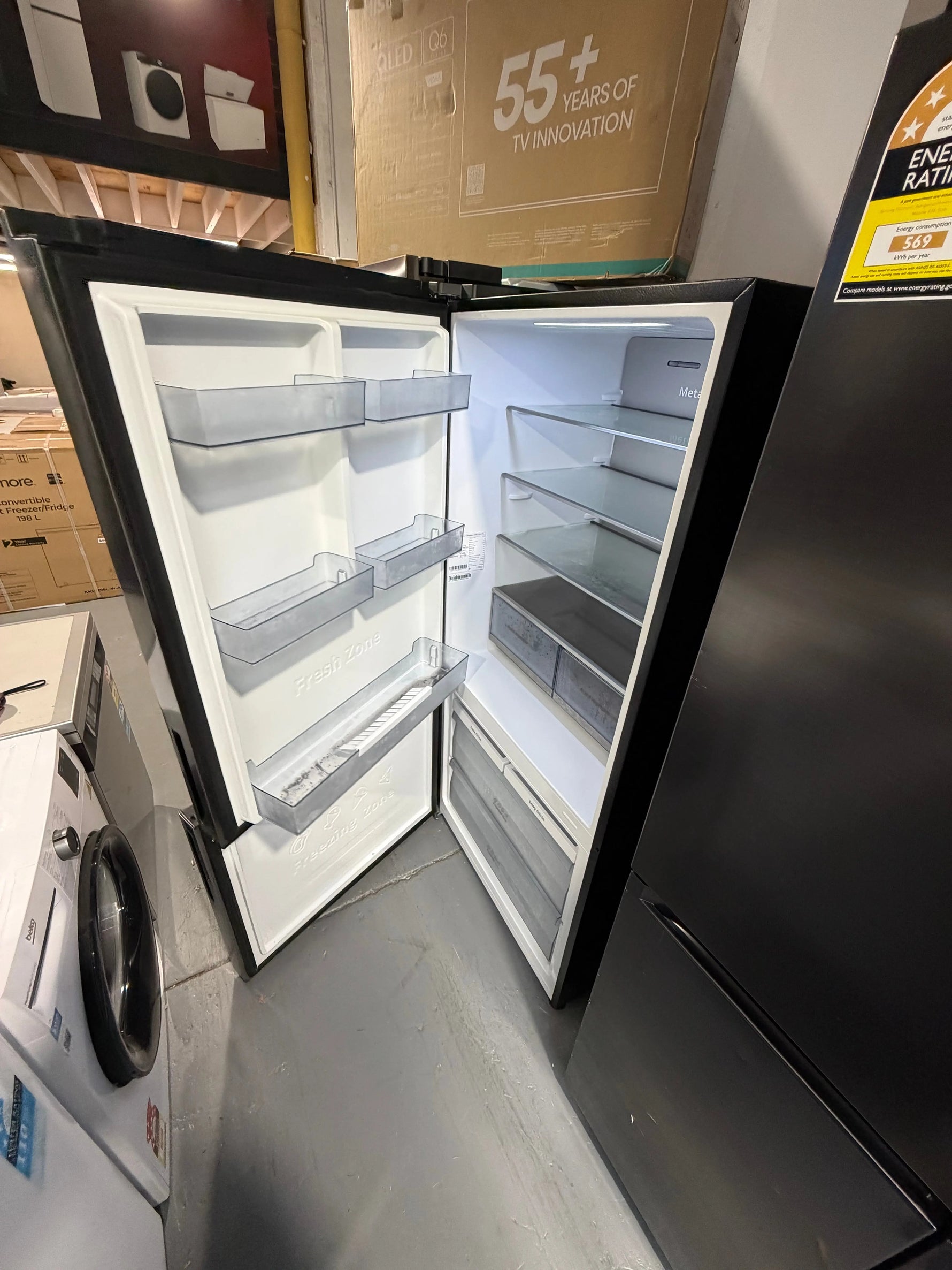 Refurbished Hisense 503 ltr bottom mount fridge freezer | ALEXANDRIA