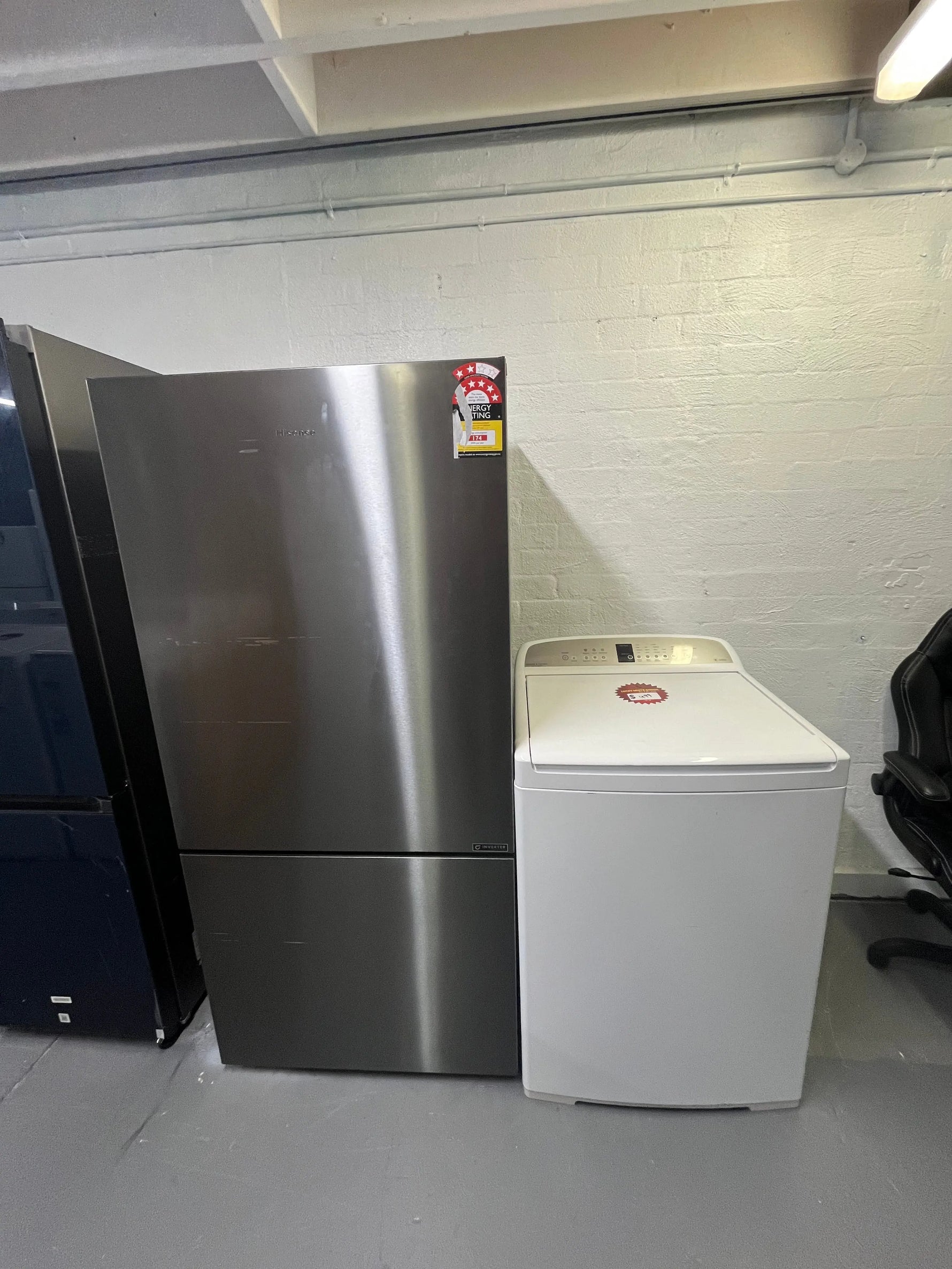 Refurbished Hisense 503L Bottom Mount Fridge + Refurbished Fisher & Paykel 10kg Top Load Washer Combo – HRBM503E + WA1068G1 | ALEXANDRIA