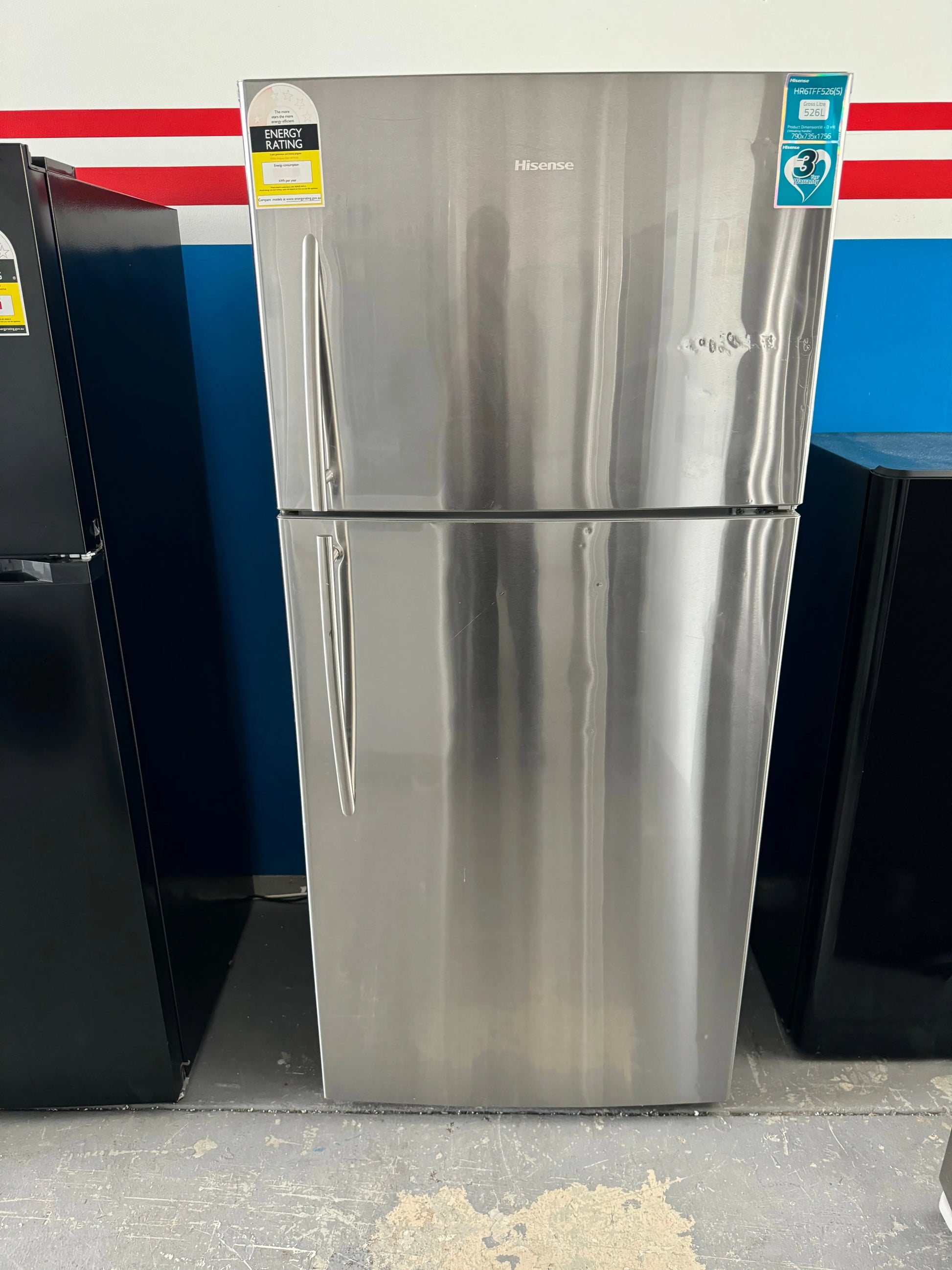 Refurbished Hisense 526 Litres Fridge Freezer | PERTH