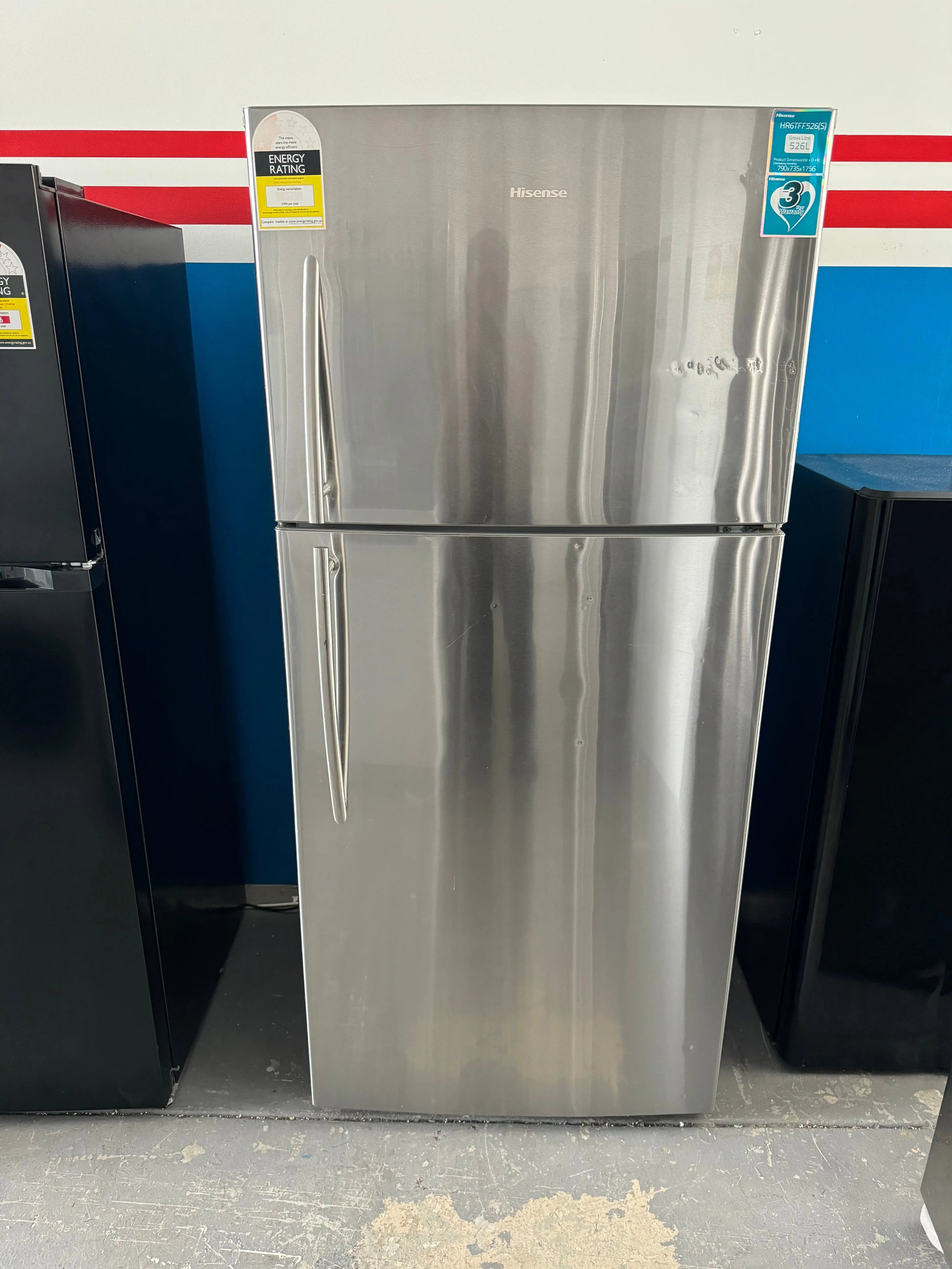 Refurbished Hisense 526 Litres Fridge Freezer | PERTH