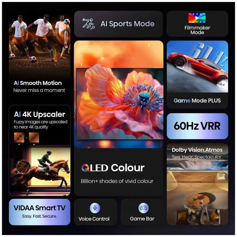 Refurbished Hisense 55″ QLED 4K Smart TV – 55Q6QAU | PERTH