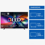 Refurbished Hisense 55″ QLED 4K Smart TV – 55Q6QAU