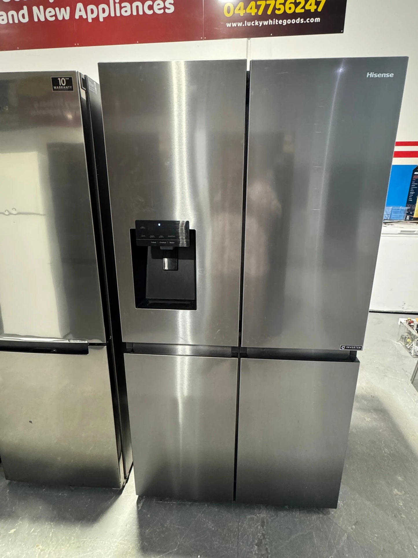 Refurbished Hisense 585 litres fridge freezer | PERTH