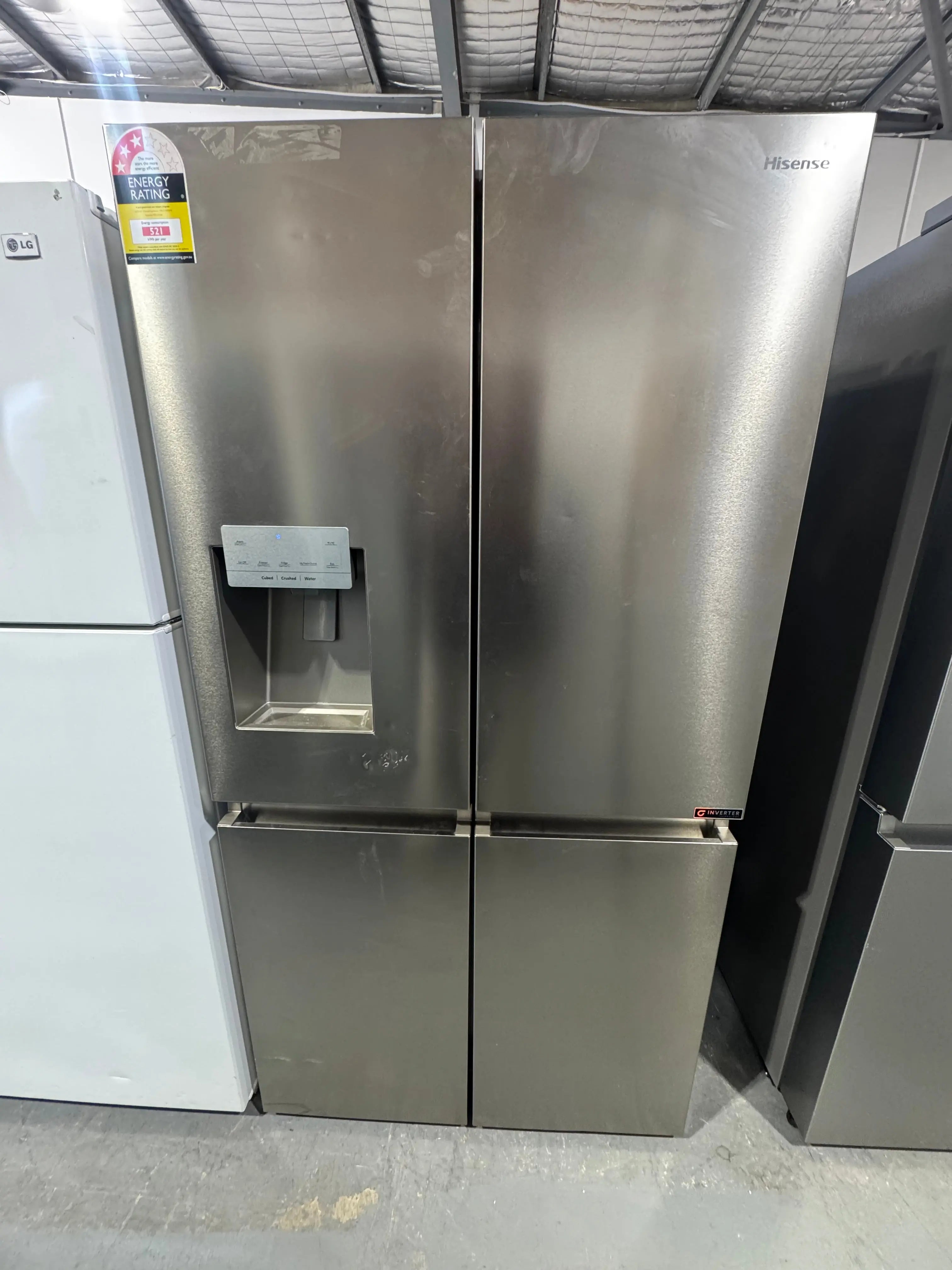 Refurbished Hisense 585 litres fridge freezer | PERTH
