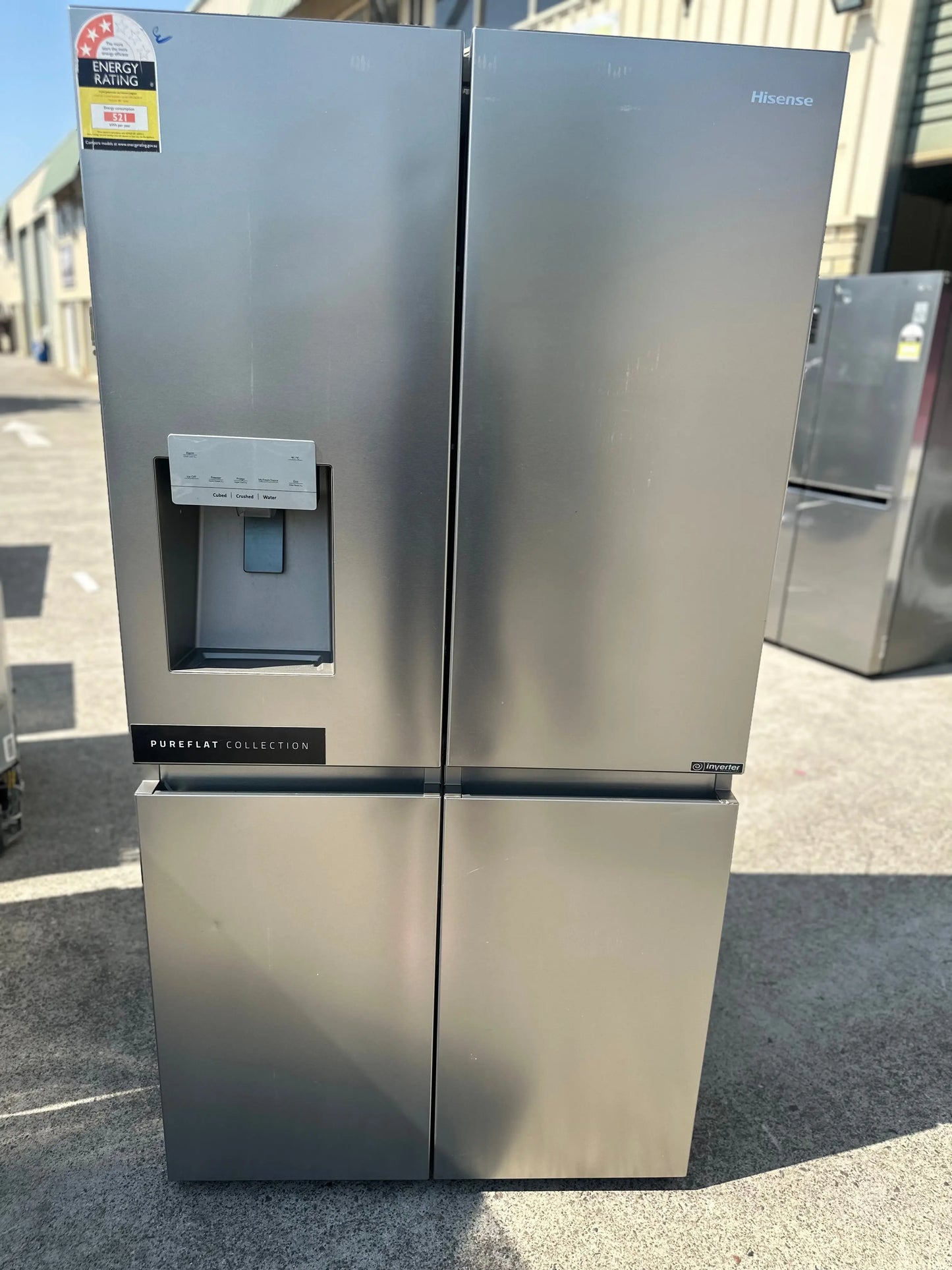 Refurbished Hisense 585 litres quad door fridge freezer | BRISBANE