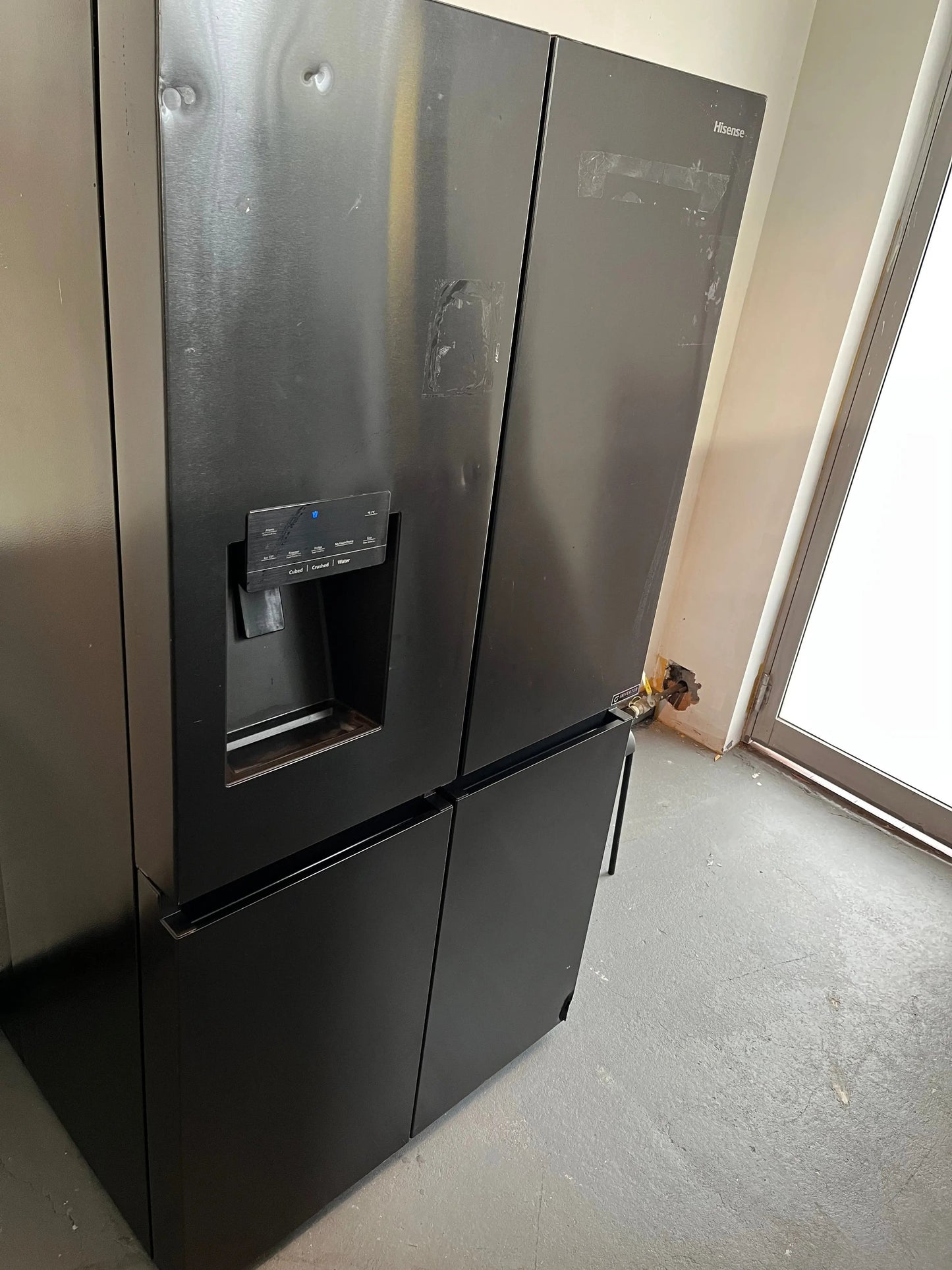 Refurbished Hisense 585 ltr quad door fridge freezer | Lucky white goods