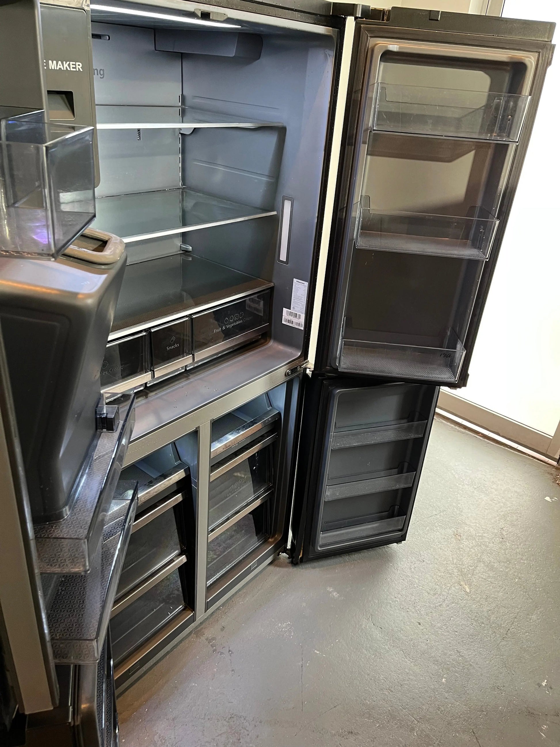 Refurbished Hisense 585 ltr quad door fridge freezer | Lucky white goods