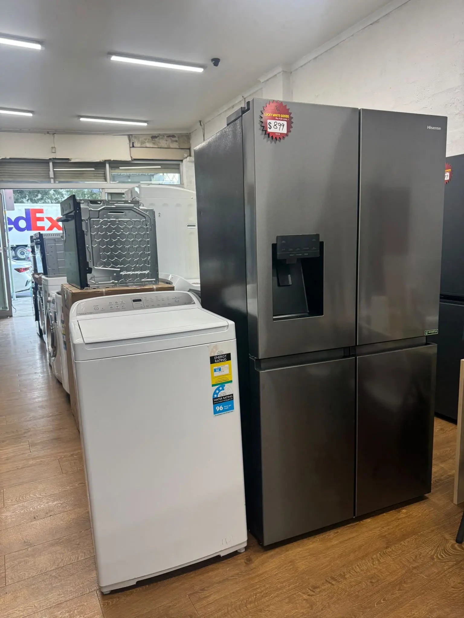 Refurbished Hisense 585L Fridge + Fisher & Paykel 8.5kg Top Loader | RESERVOIR