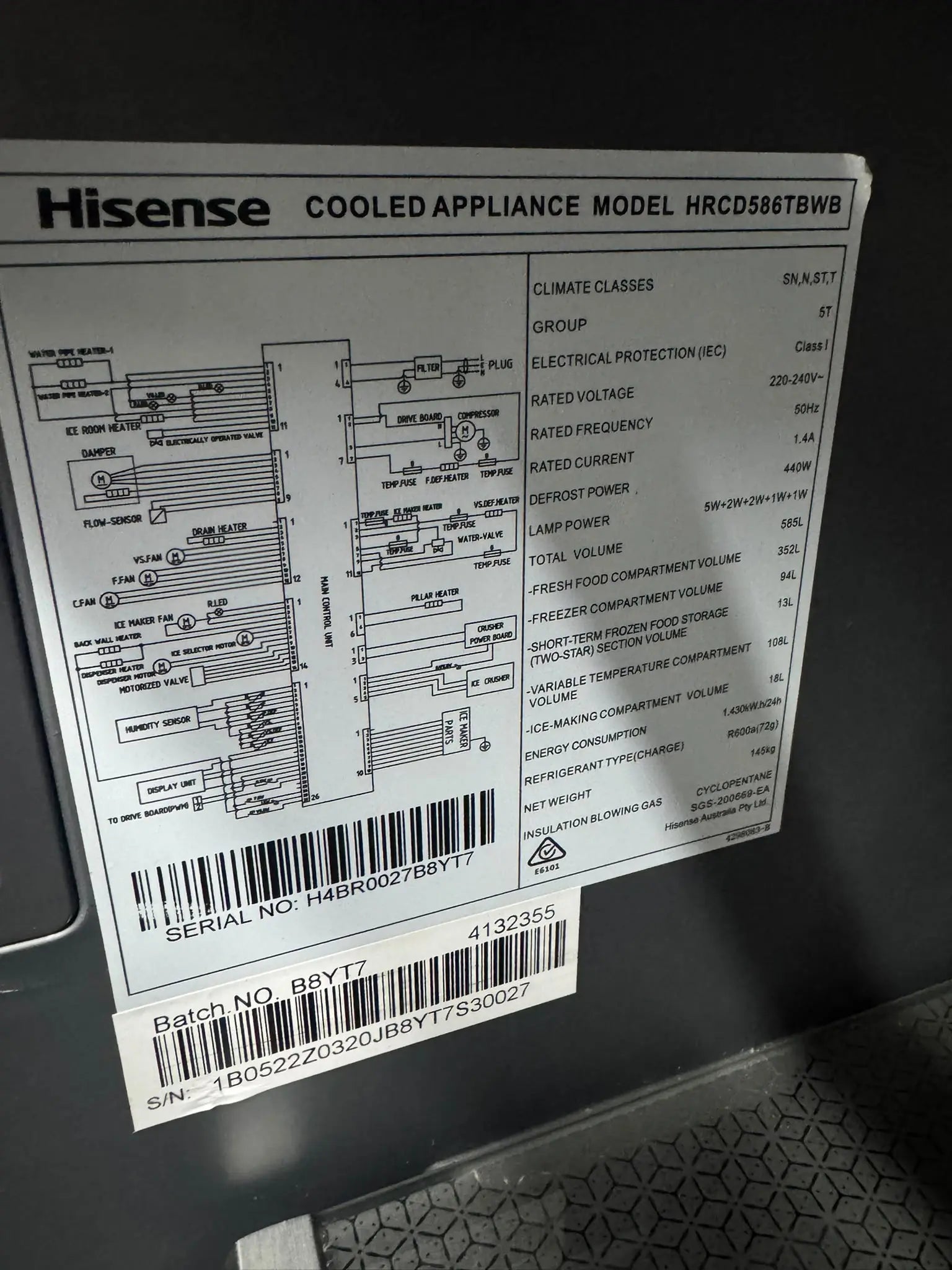 Refurbished Hisense 585L Fridge + Fisher & Paykel 8.5kg Top Loader | RESERVOIR