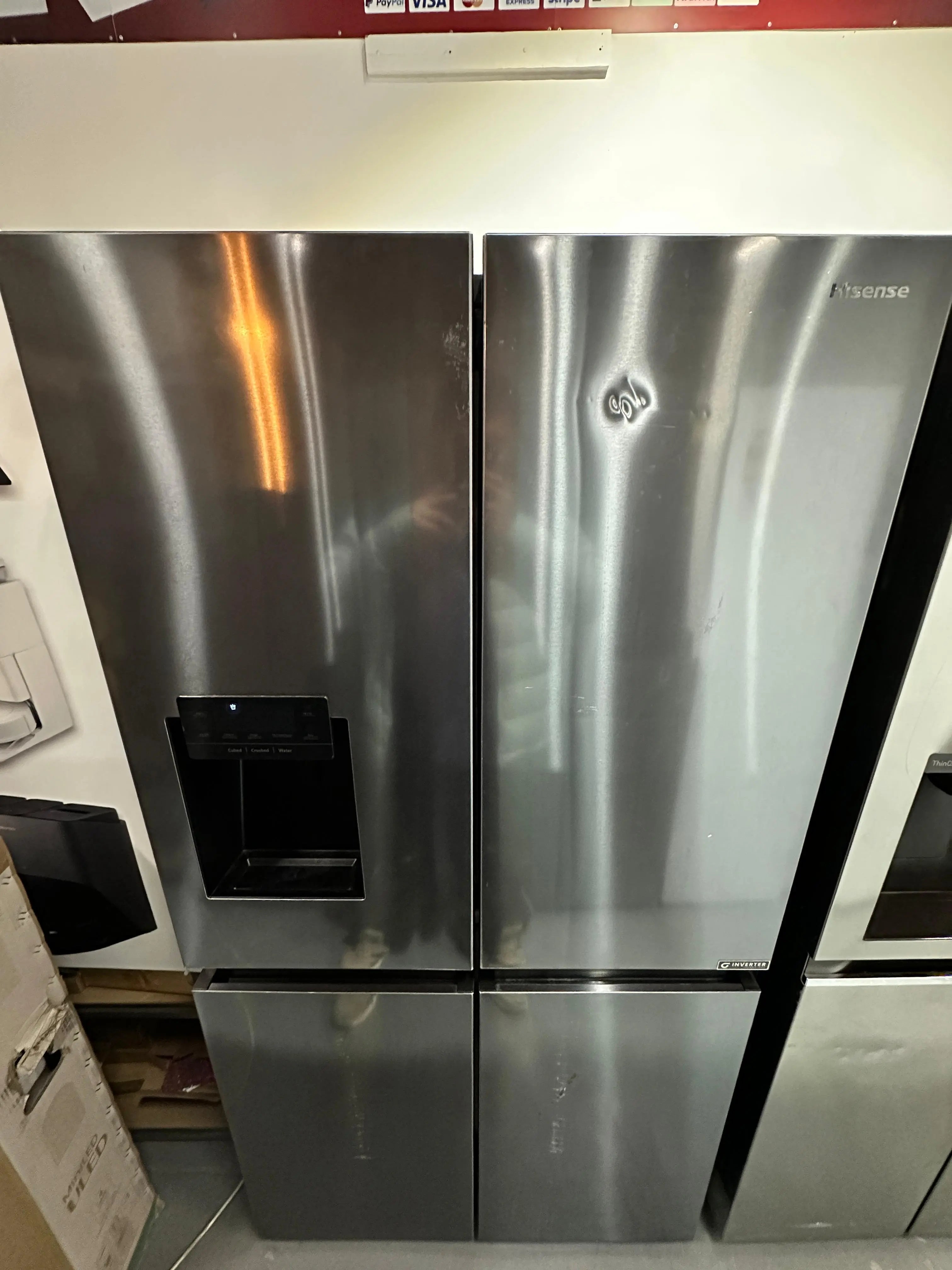 Refurbished Hisense 585L Quad Door Fridge Freezer | ADELAIDE
