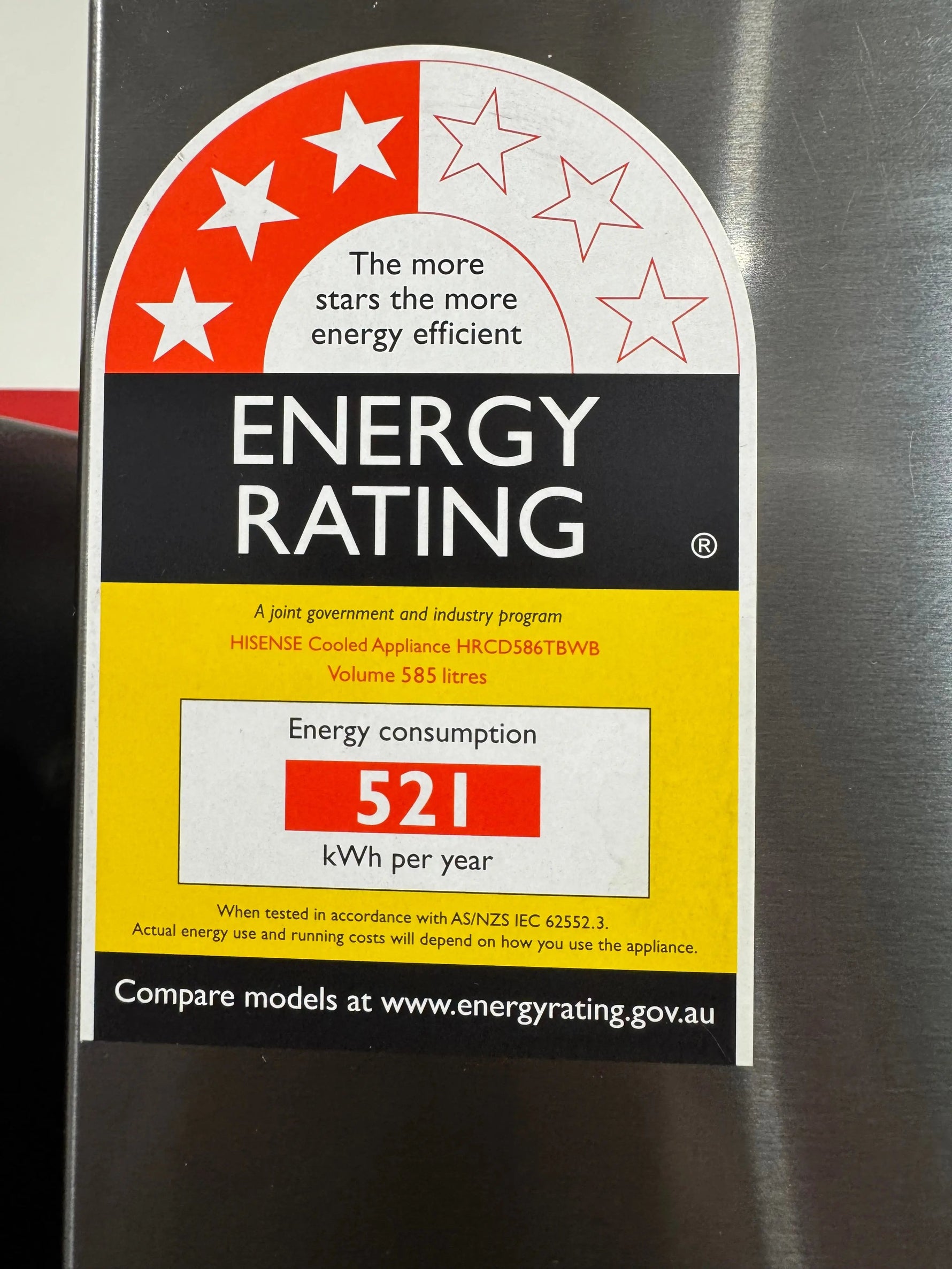 Refurbished Hisense 585L fridge freezer | PERTH