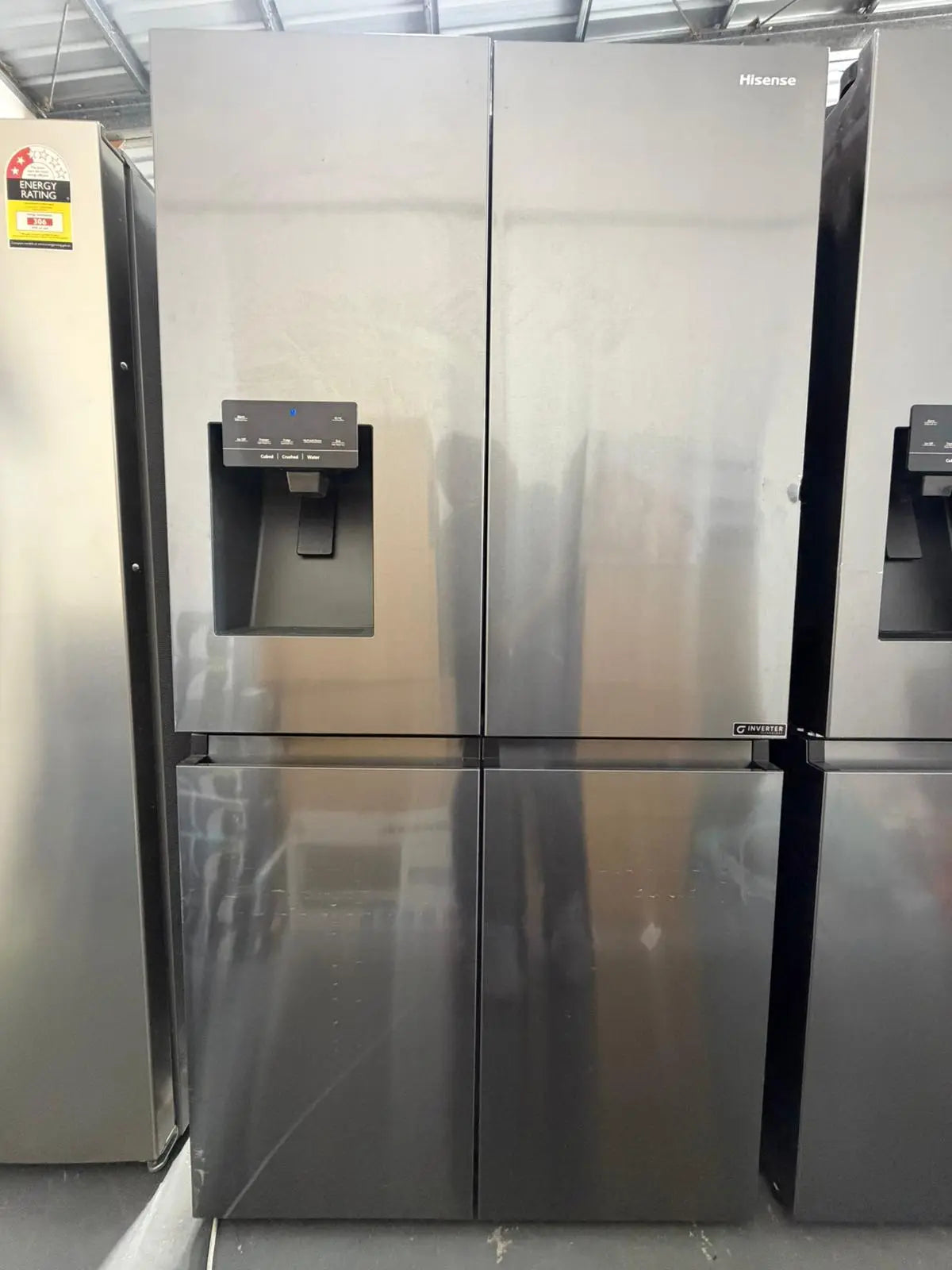 Refurbished Hisense 586L French Door Fridge Freezer – HRCD586TBWB | BRISBANE