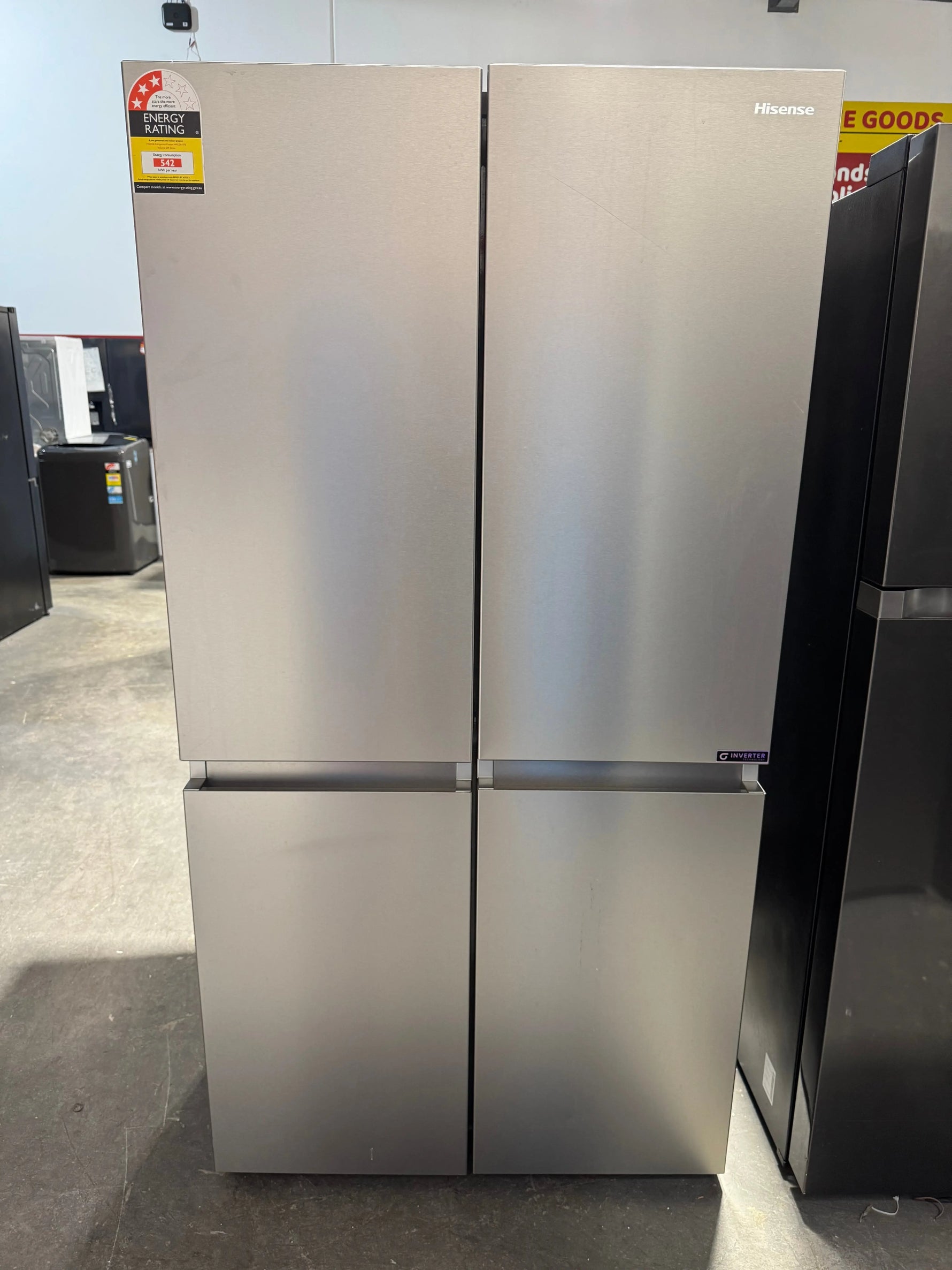 Refurbished Hisense 609 litres fridge freezer | PERTH