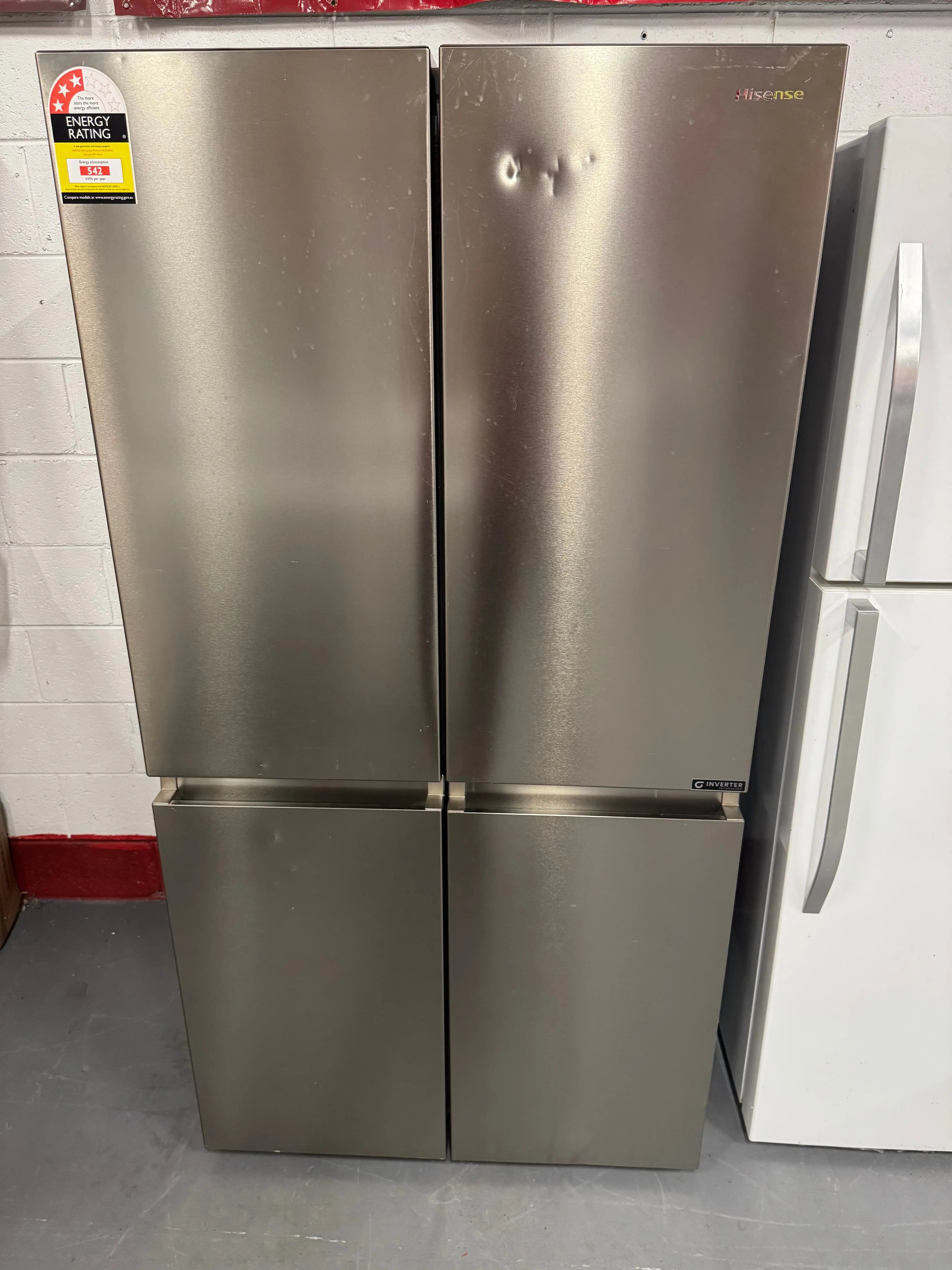 Refurbished Hisense 609 ltr quad door fridge | SYDNEY