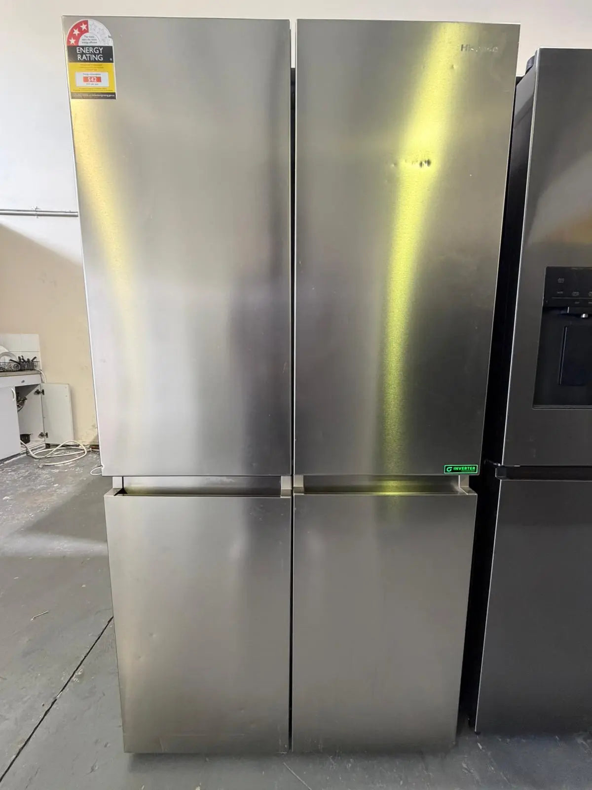 Refurbished Hisense 609L French Door Fridge Freezer – HRCD609S | BRISBANE