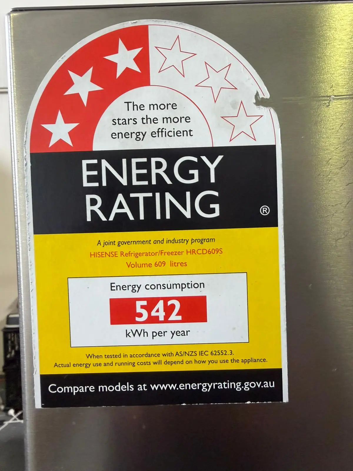 Refurbished Hisense 609L French Door Fridge Freezer – HRCD609S | BRISBANE