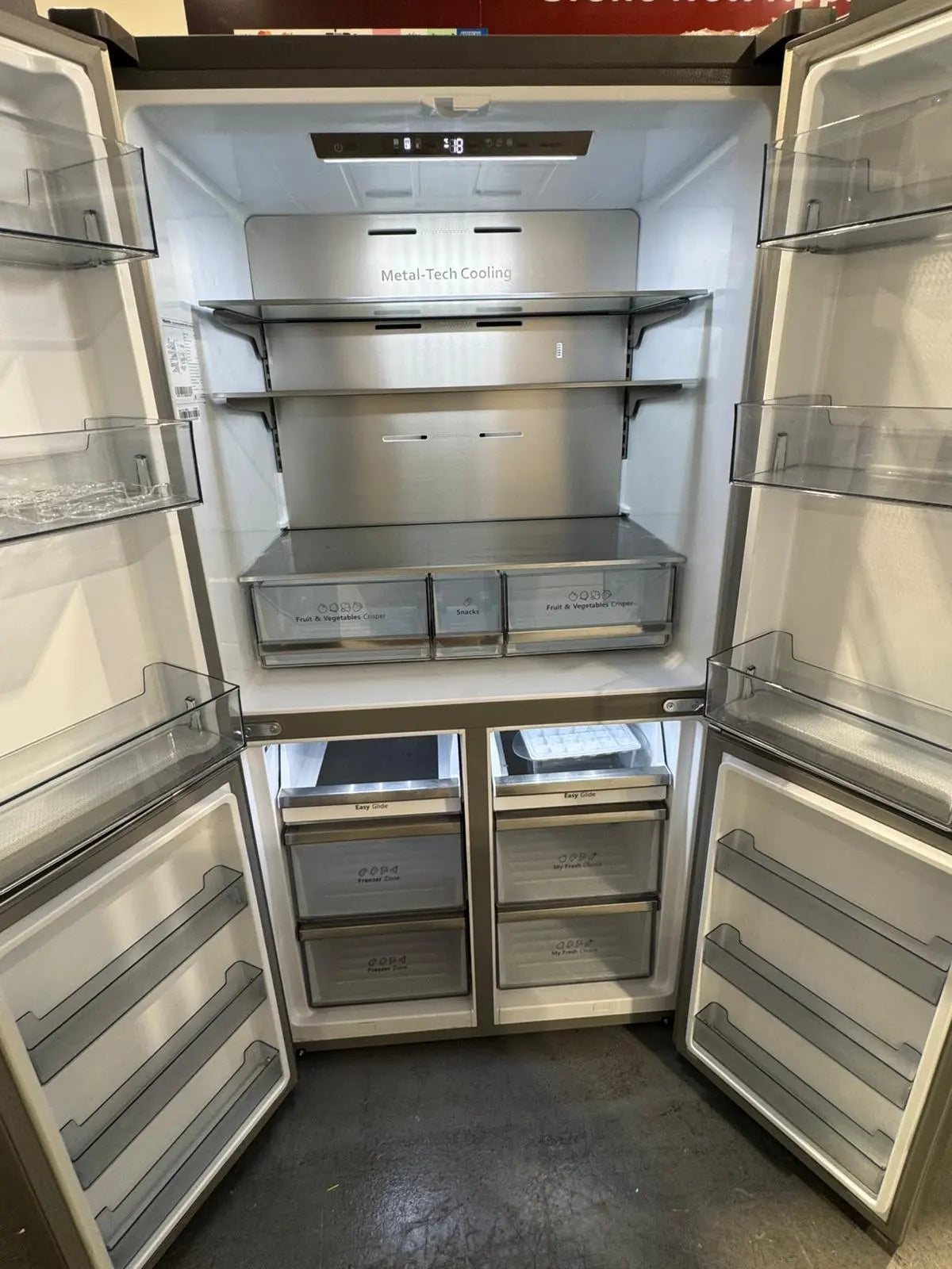 Refurbished Hisense 609L Side by Side Fridge Freezer | PERTH
