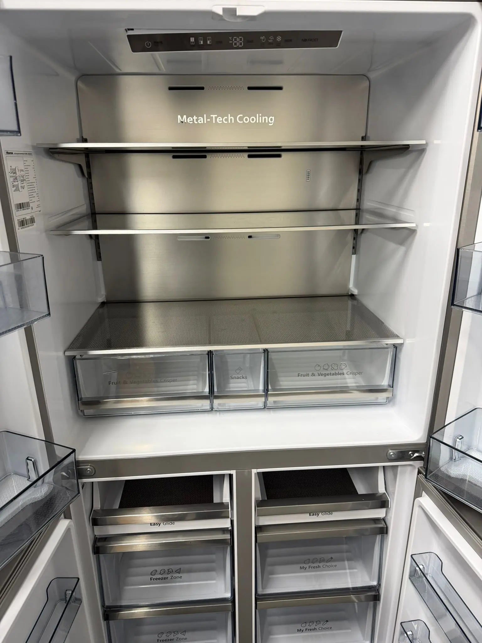 Refurbished Hisense 610L Quad Door Fridge Freezer (HRCD610TS) | Reservoir