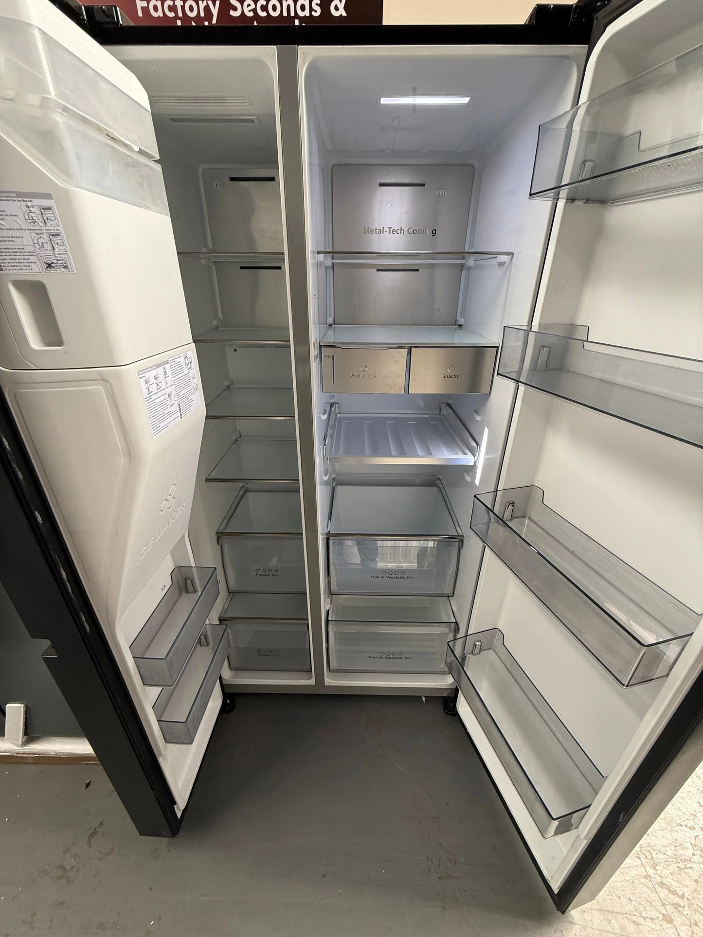 Refurbished Hisense 632Litres Fridge Freezer and Samsung 8 Kgs Washing Machine | ADELAIDE