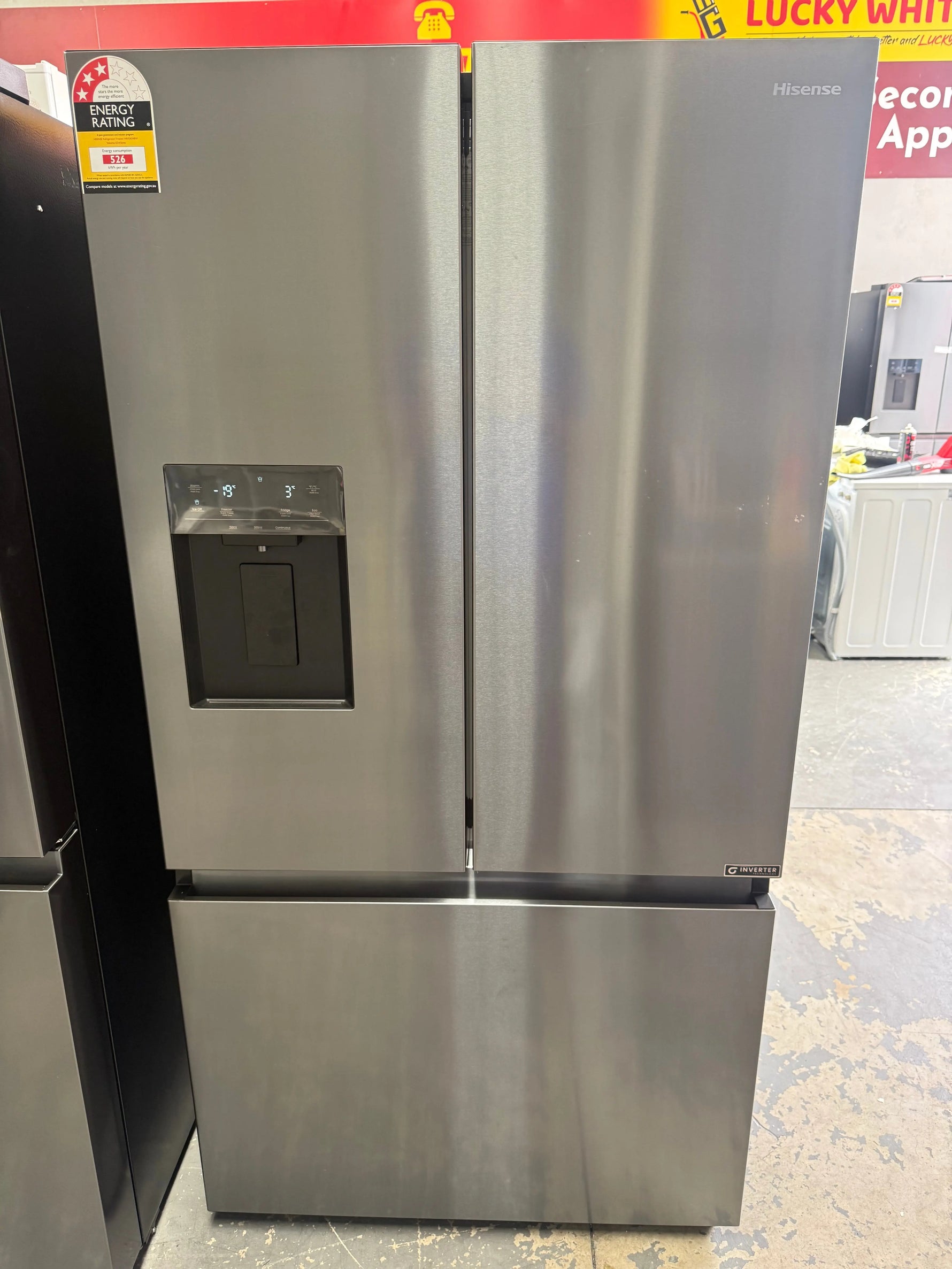 Refurbished Hisense 634L French Door Fridge | MELBOURNE