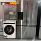 Refurbished Hisense 634L French Door Fridge with Plumbed Water Black Stainless Steel HRFD634BW And CHIQ 8kg Washing Machine Combo | SYDNEY