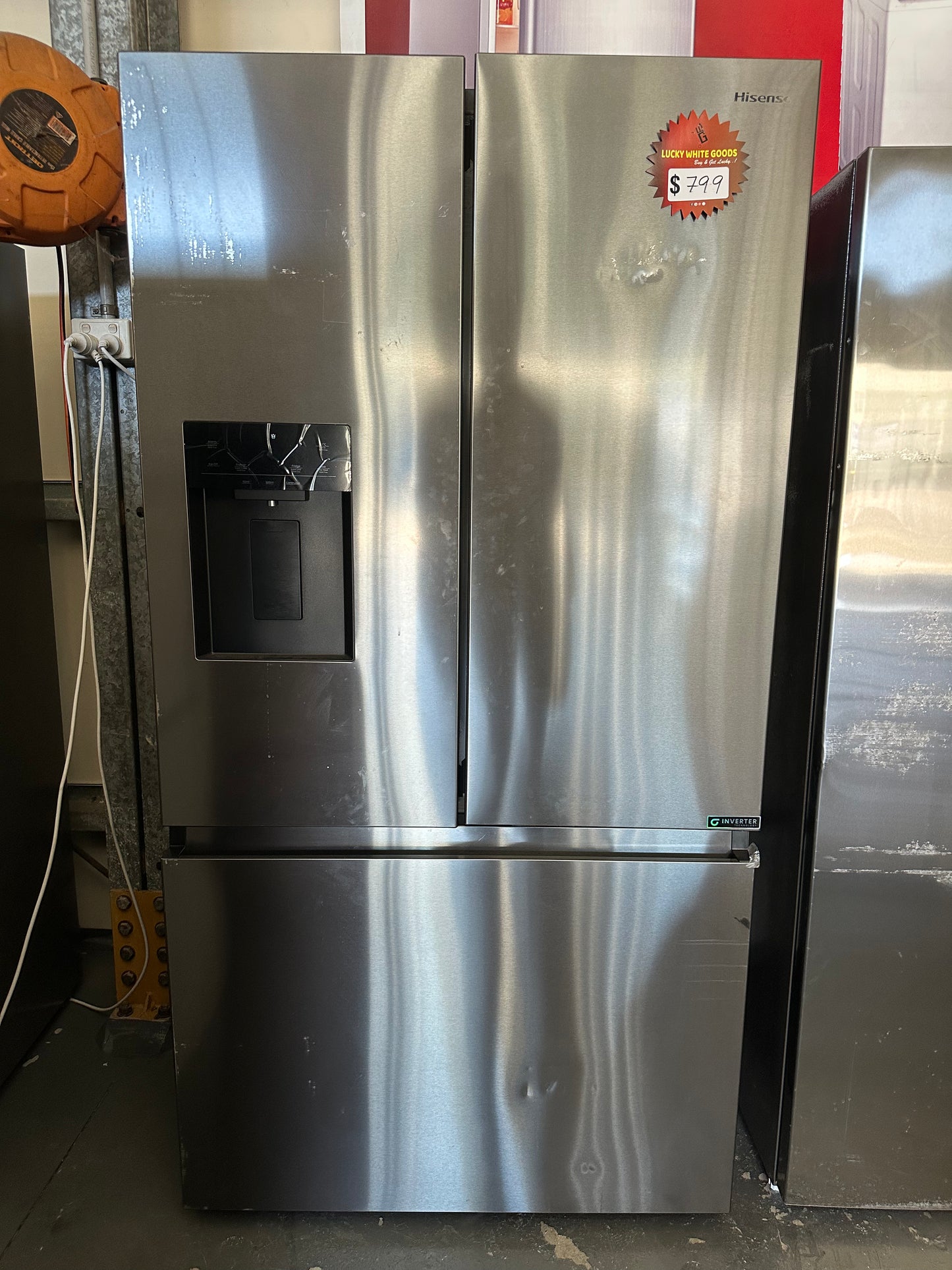 Refurbished Hisense 634L fridge freezer | BRISBANE