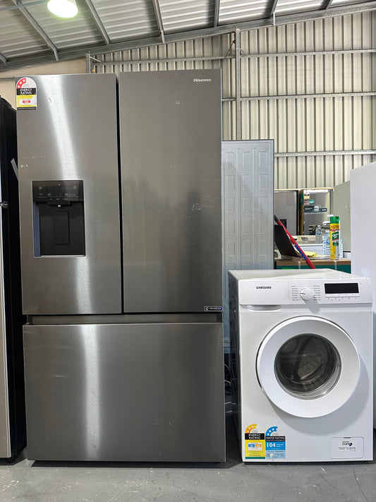 Refurbished Hisense 634L refrigerator and Samsung 8.5 KG washer | BRISBANE