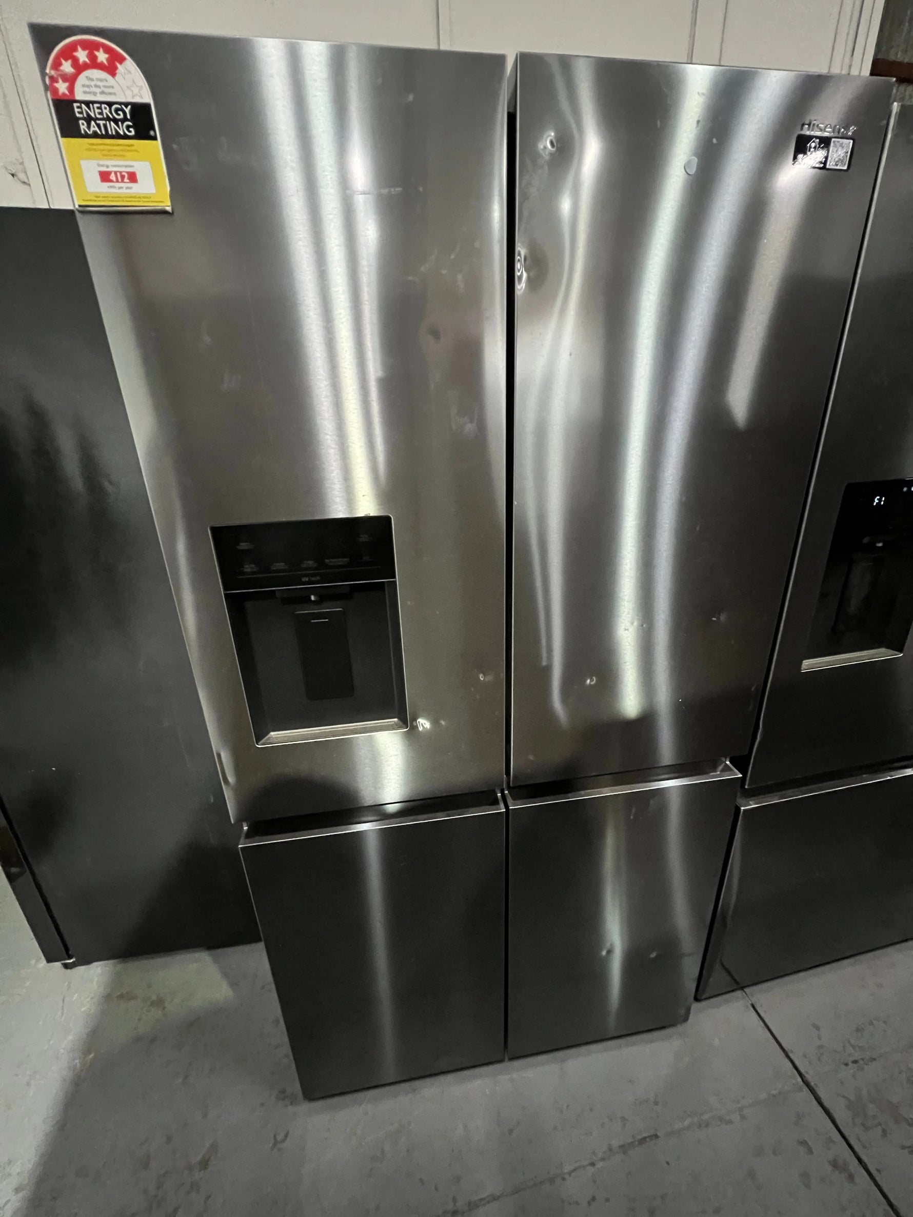 Refurbished Hisense 640 Litres Fridge Freezer | ADELAIDE