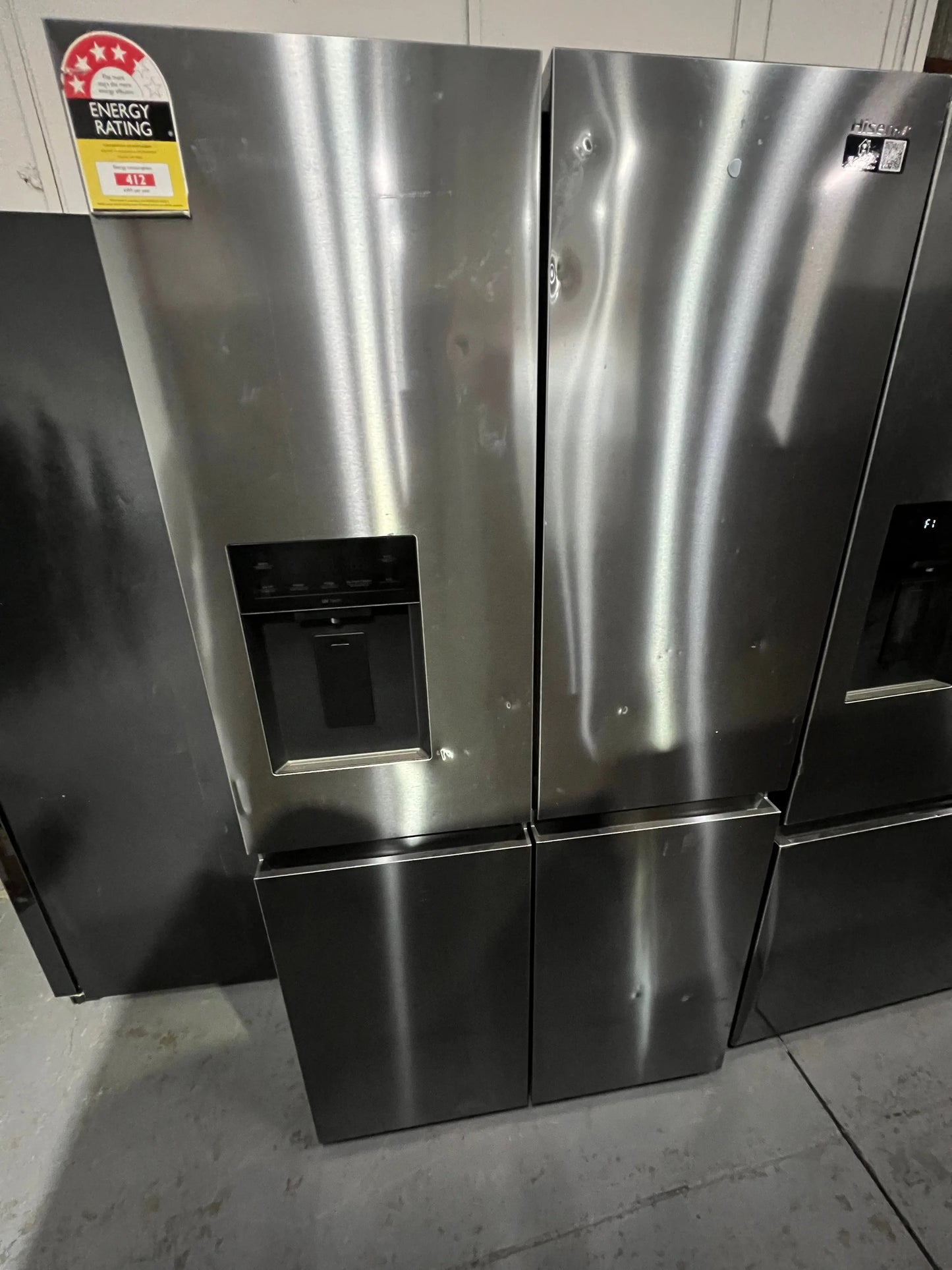 Refurbished Hisense 640 Litres Fridge Freezer | ADELAIDE