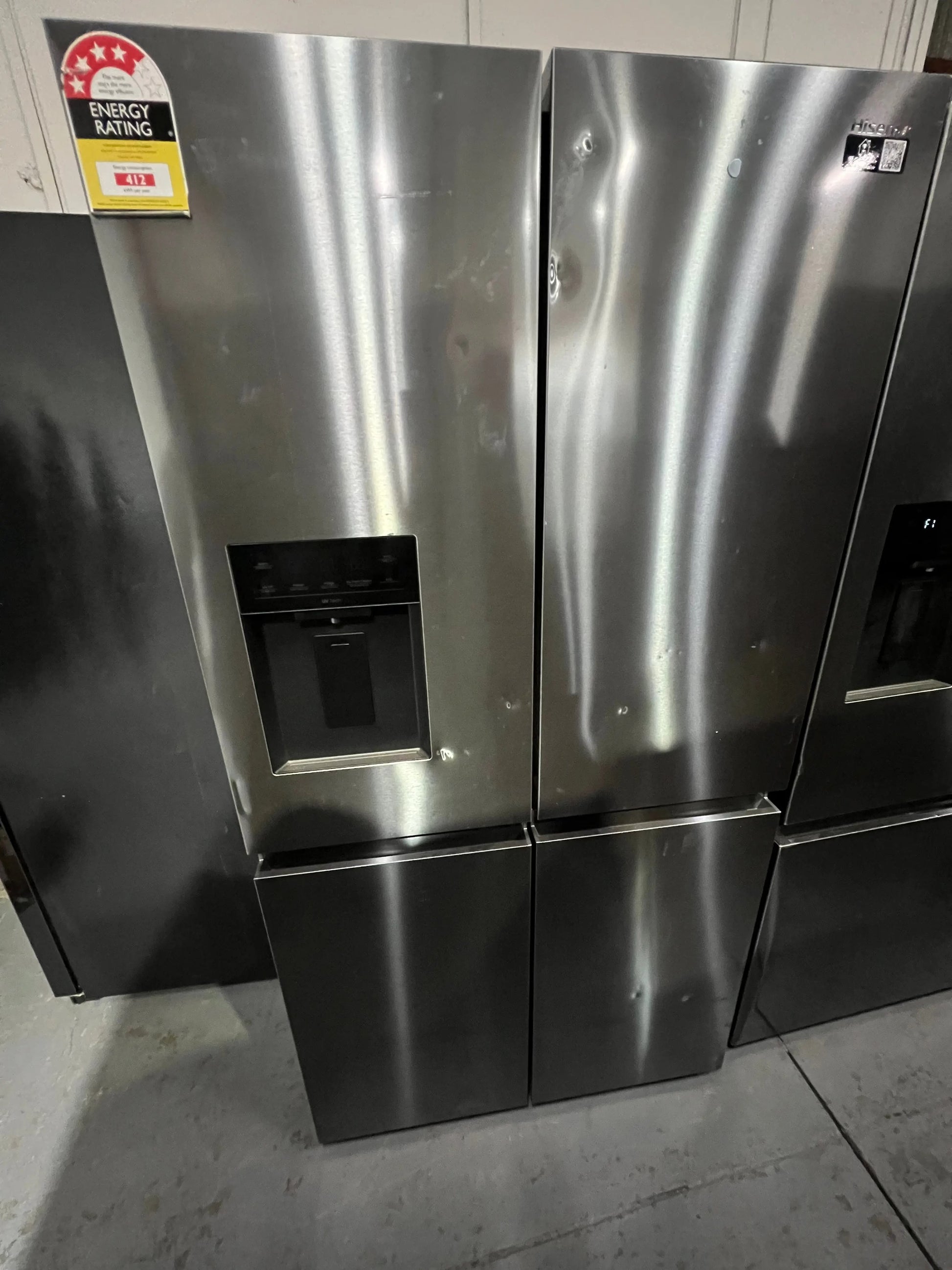 Refurbished Hisense 640 Litres Fridge Freezer | ADELAIDE