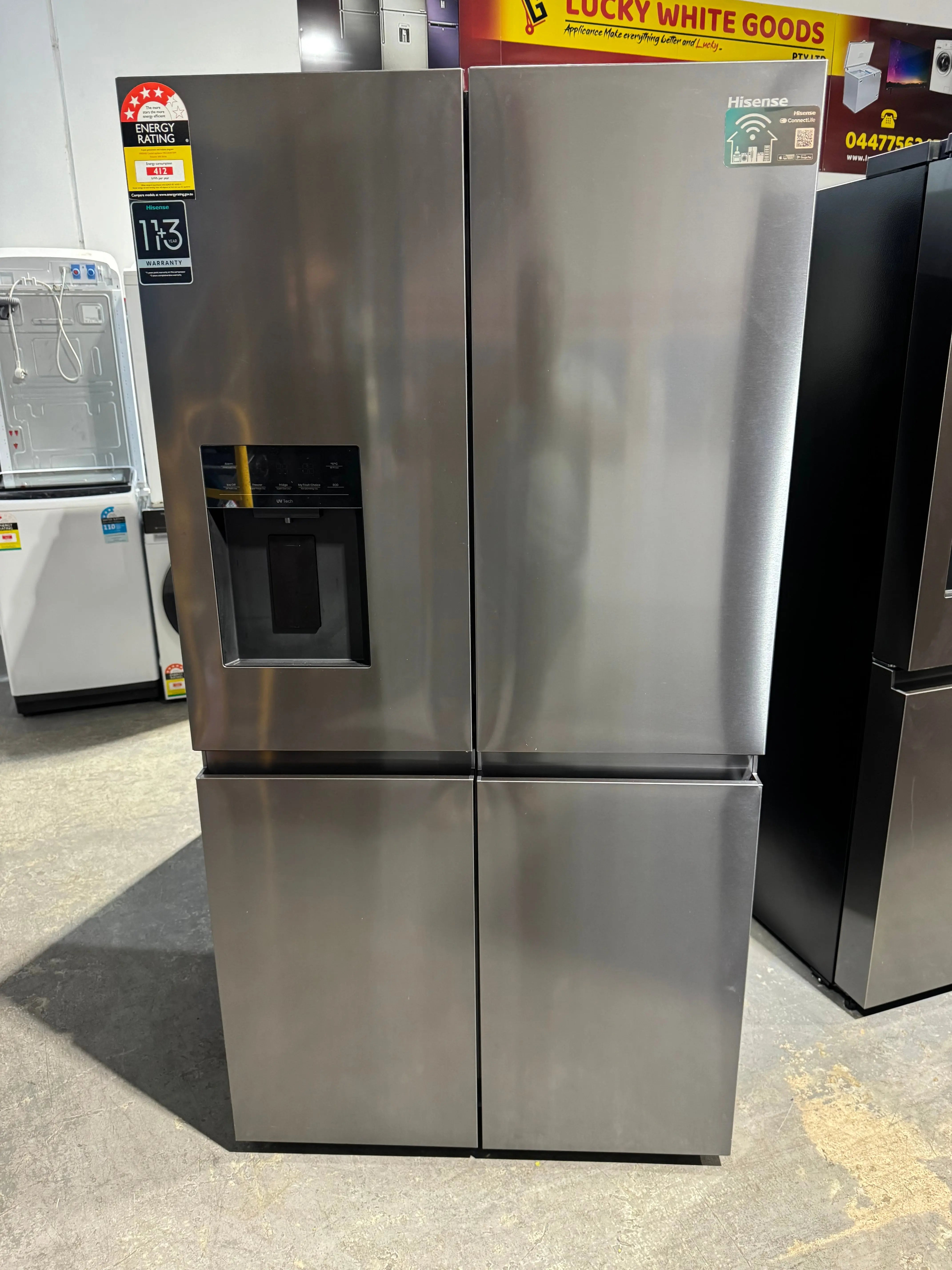Refurbished Hisense 640 litres fridge freezer | PERTH