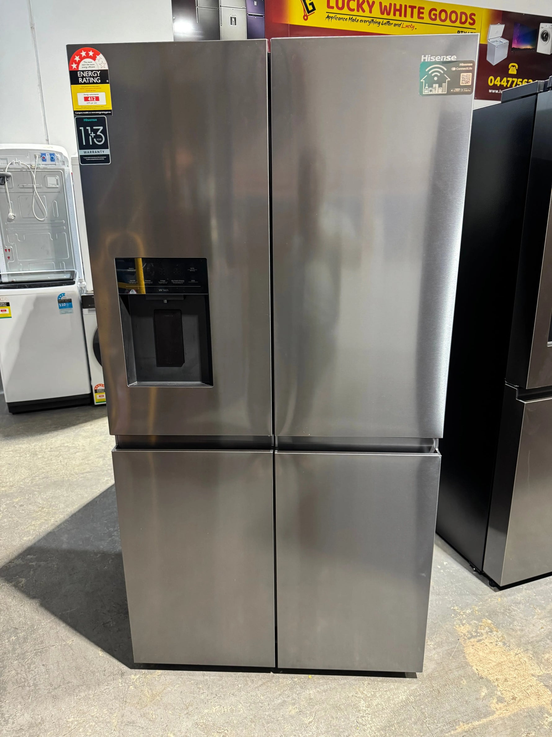 Refurbished Hisense 640 litres fridge freezer | PERTH