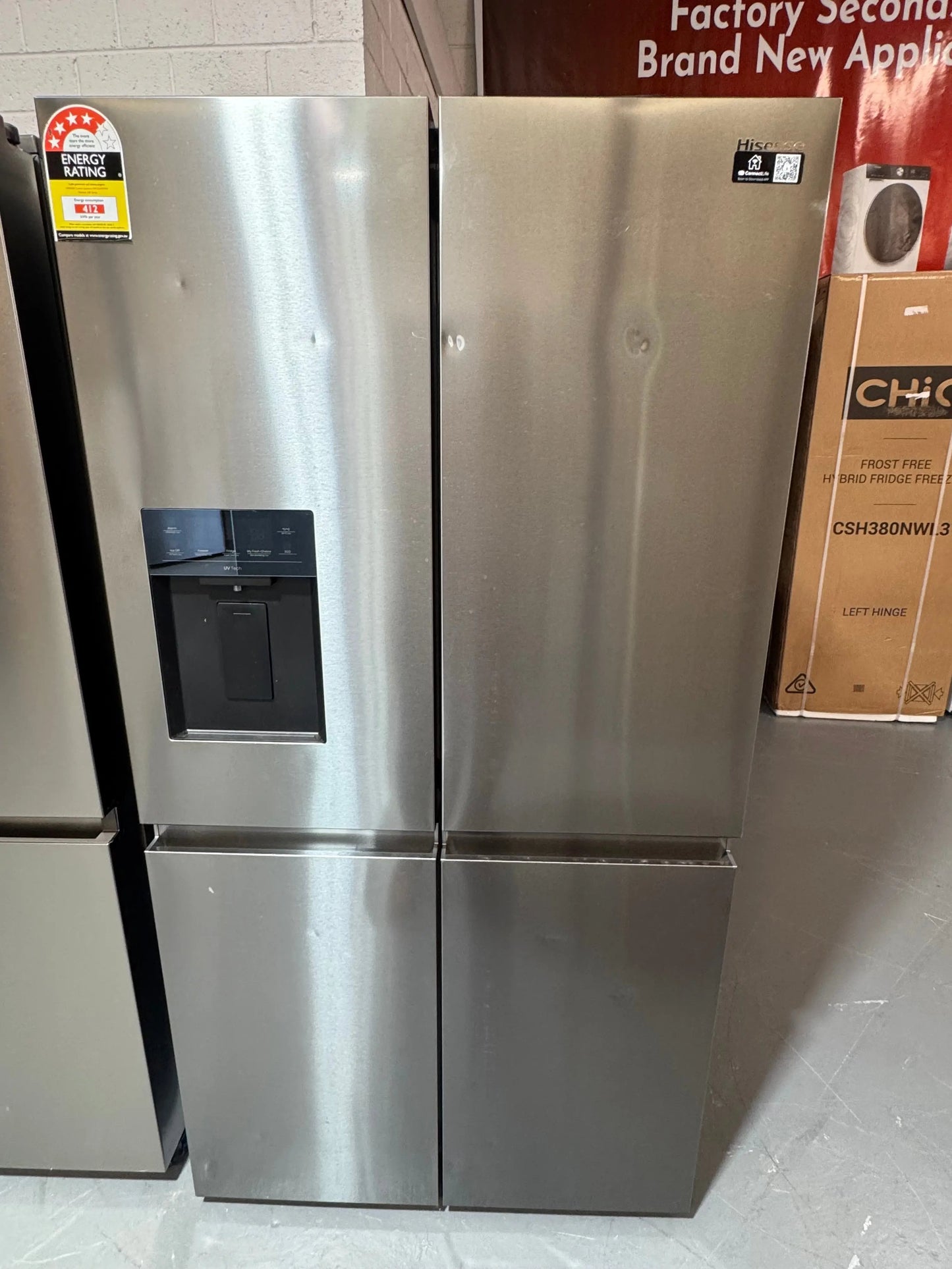 Refurbished Hisense 640 litres fridge freezer | SYDNEY