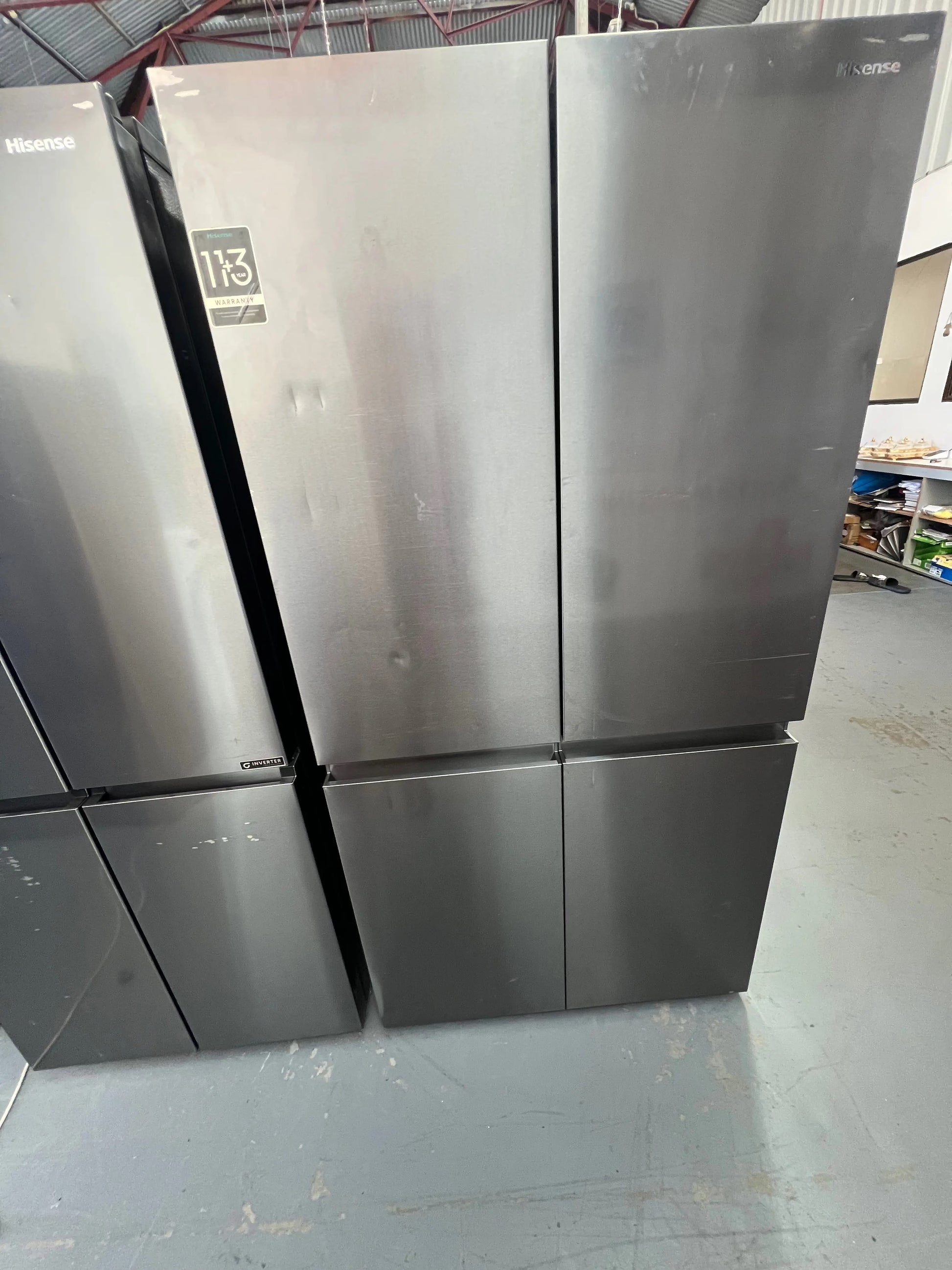 Refurbished Hisense 647 Litres Fridge Freezer HRCD640TB | ADELAIDE