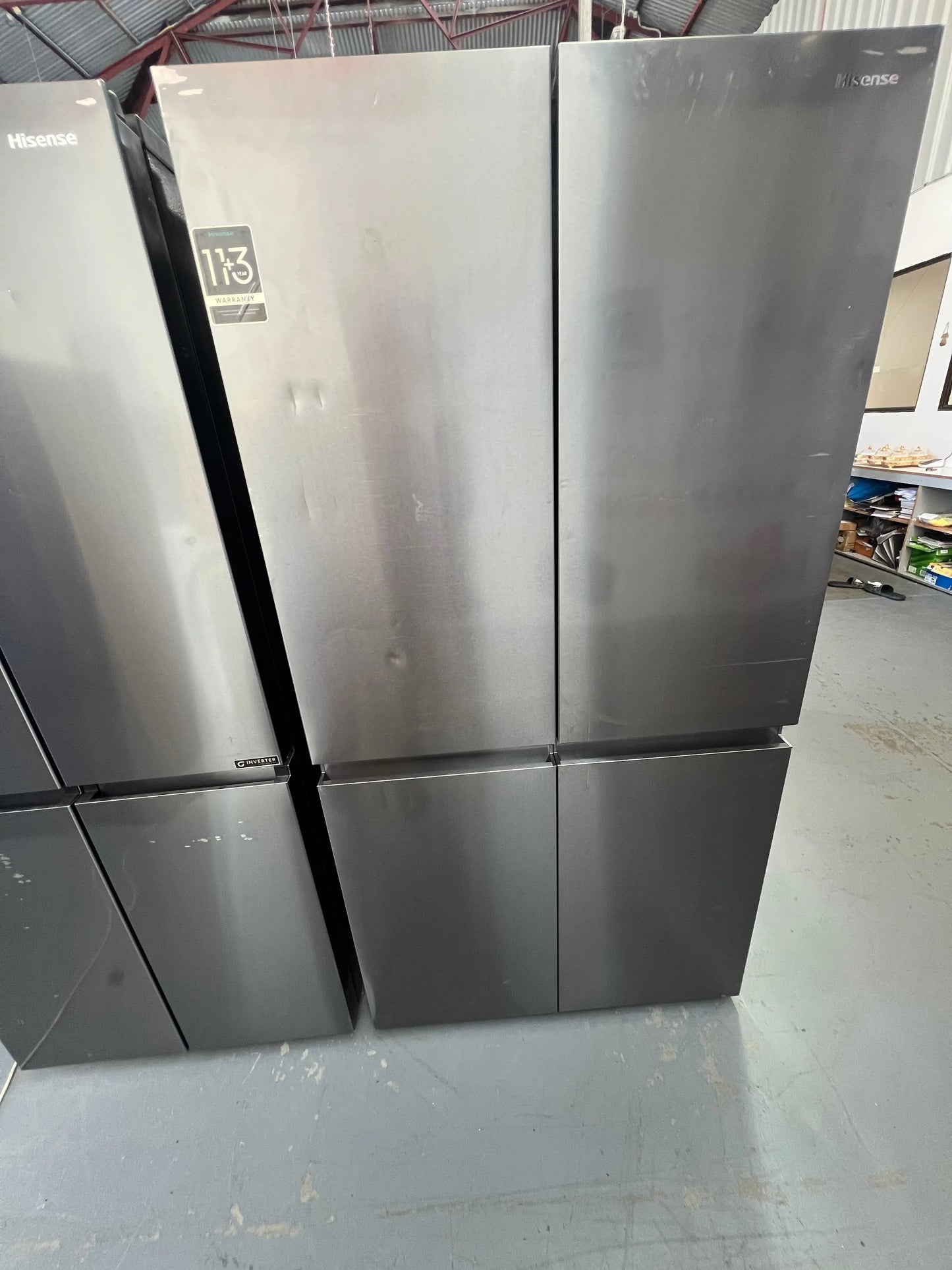 Refurbished Hisense 647 Litres Fridge Freezer HRCD640TB | ADELAIDE