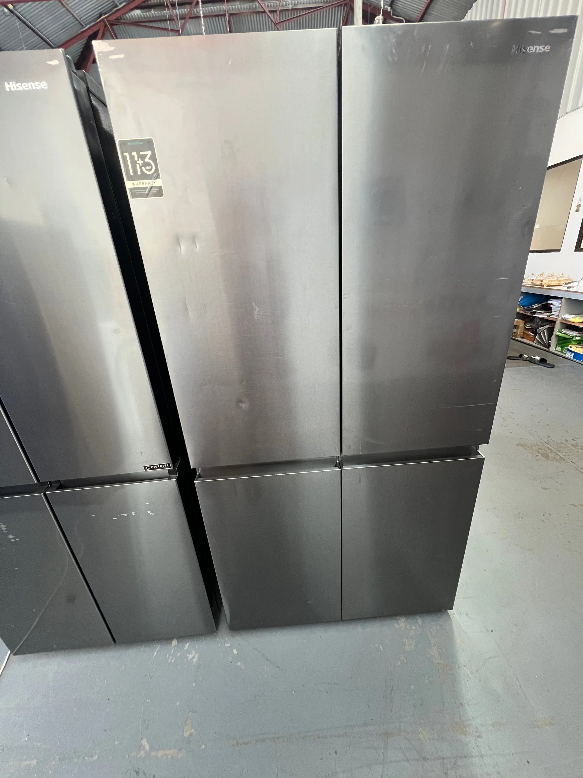 Refurbished Hisense 647 Litres Fridge Freezer HRCD640TB | ADELAIDE