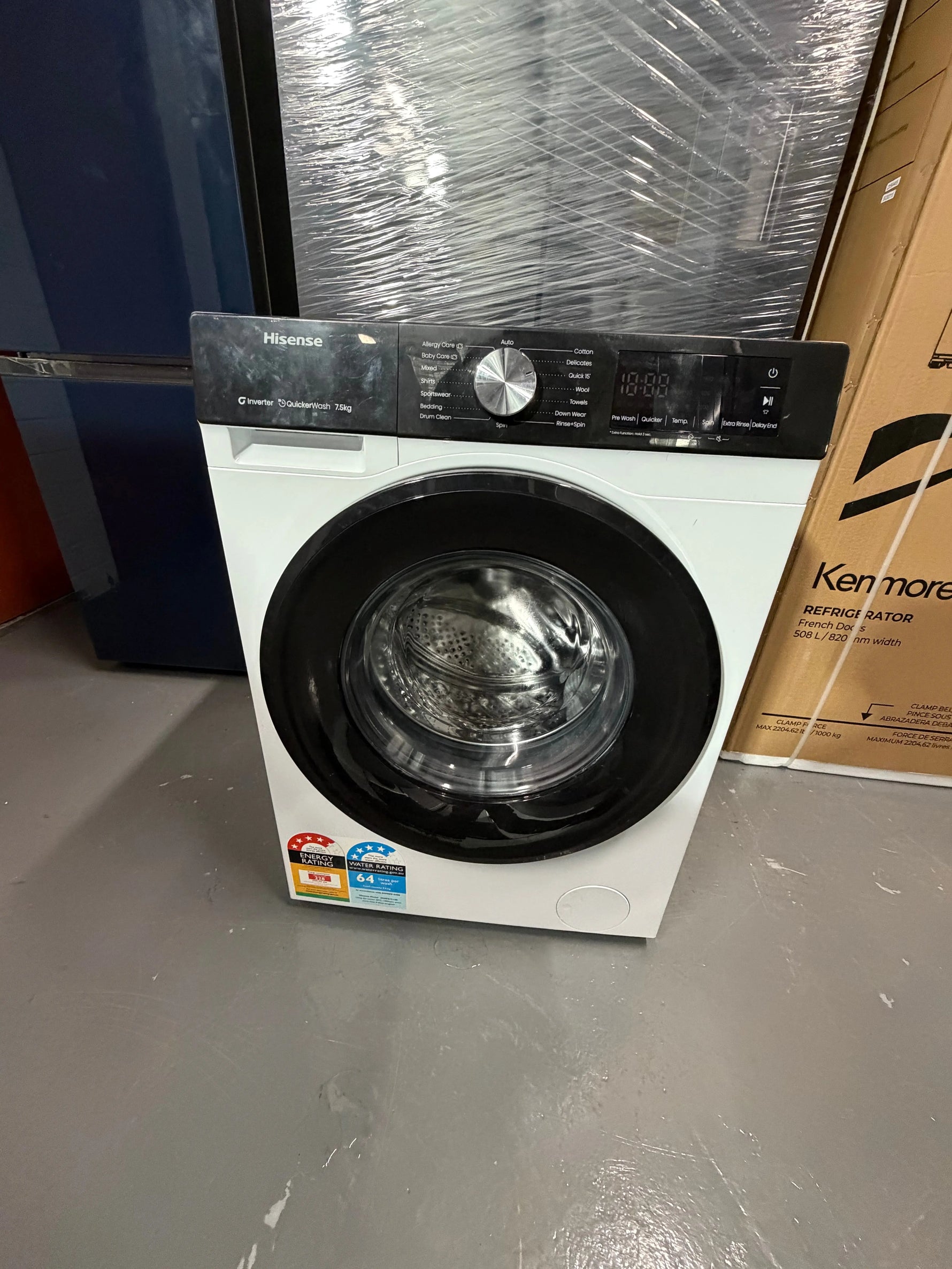 Refurbished Hisense 7.5 kg Front loader washer