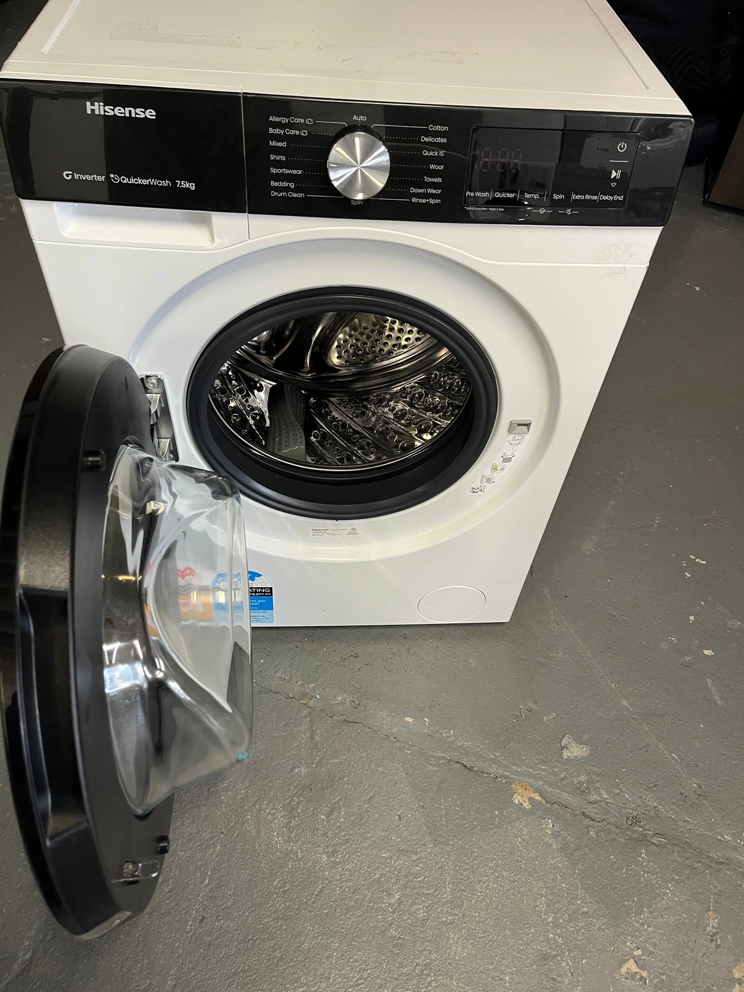 Refurbished Hisense 7.5 kg front loader | ALEXANDRIA