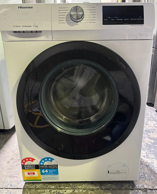 Refurbished Hisense 7.5Kg washing machine | BRISBANE