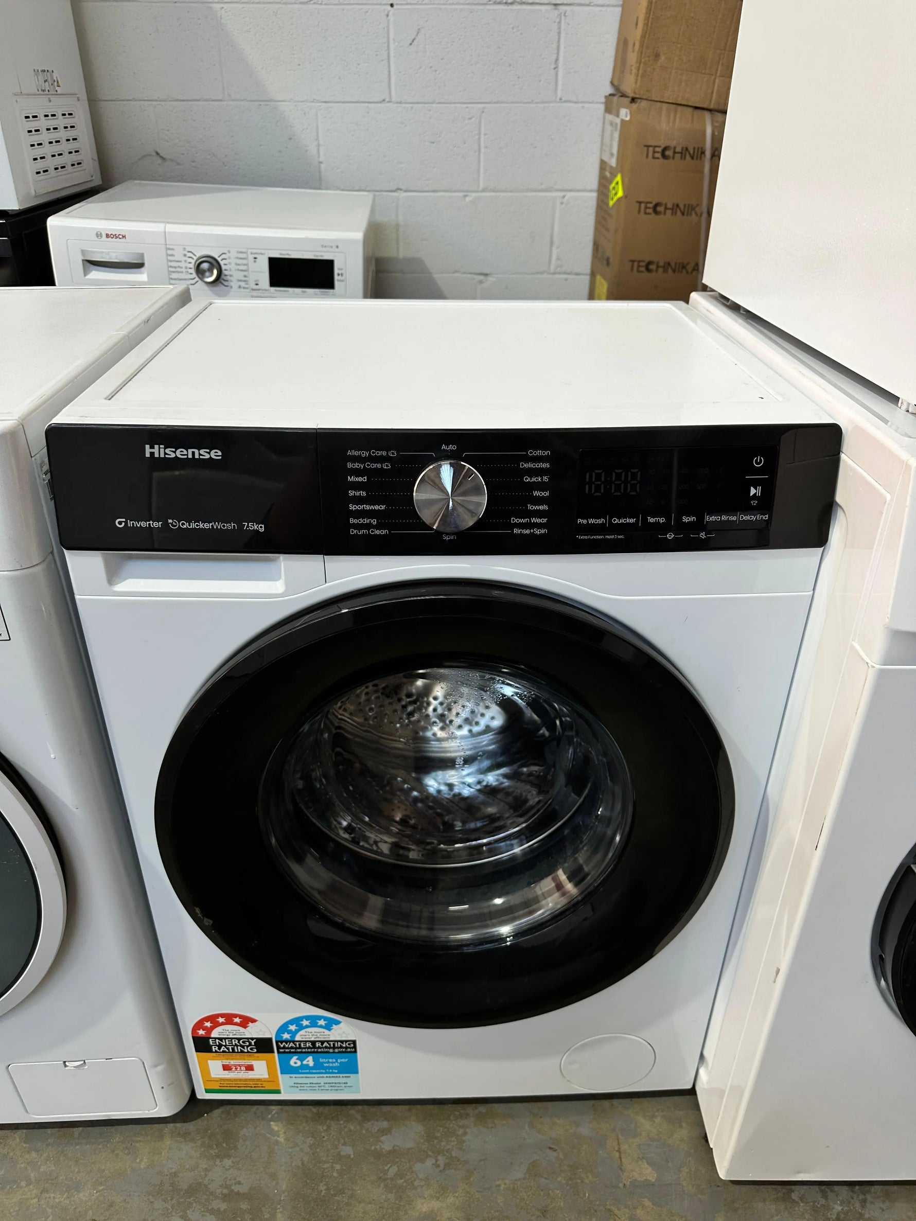 Refurbished Hisense 7.5kg Front Load Washer