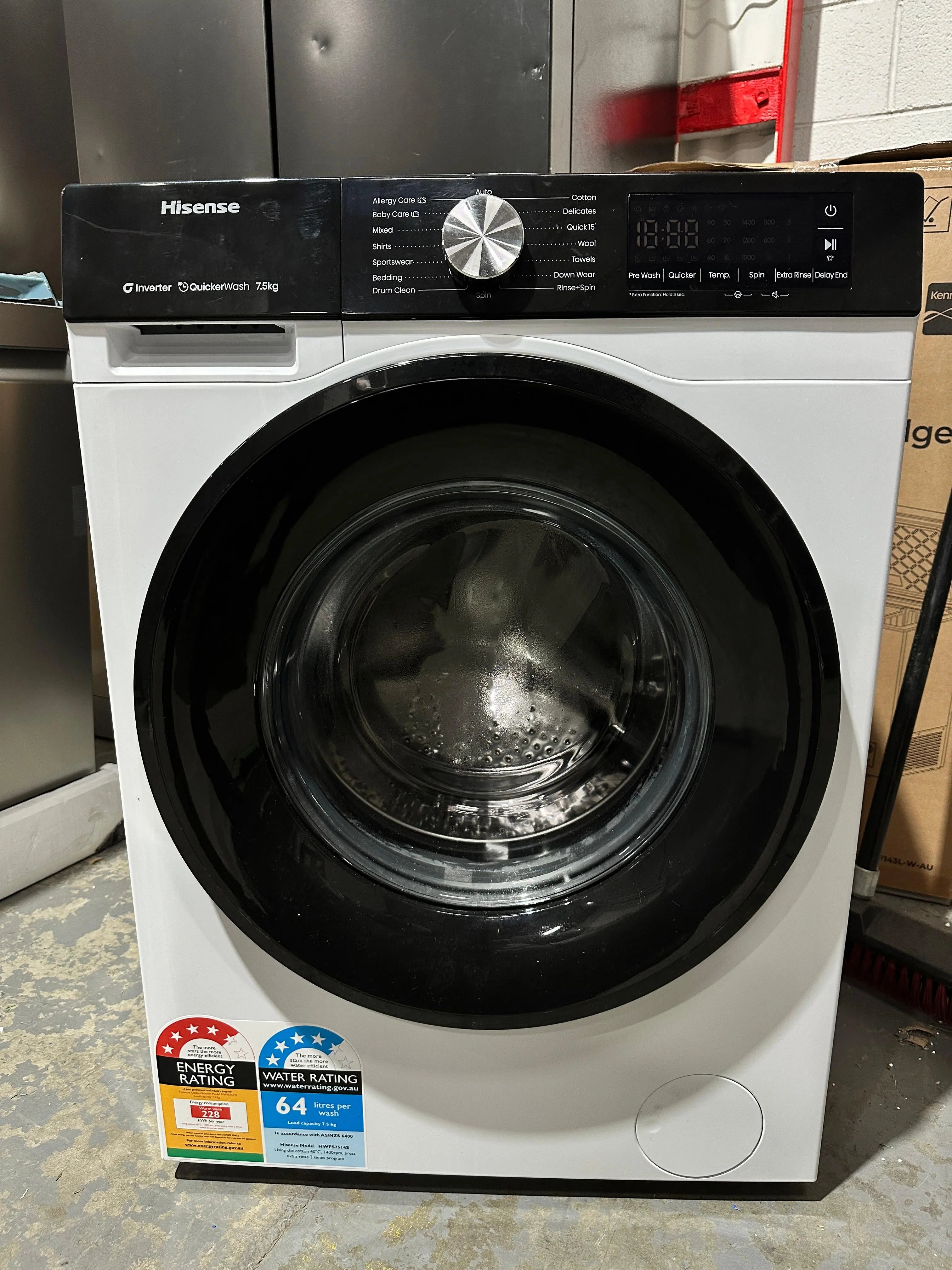 Refurbished Hisense 7.5kg Front Load Washing Machine | ADELAIDE