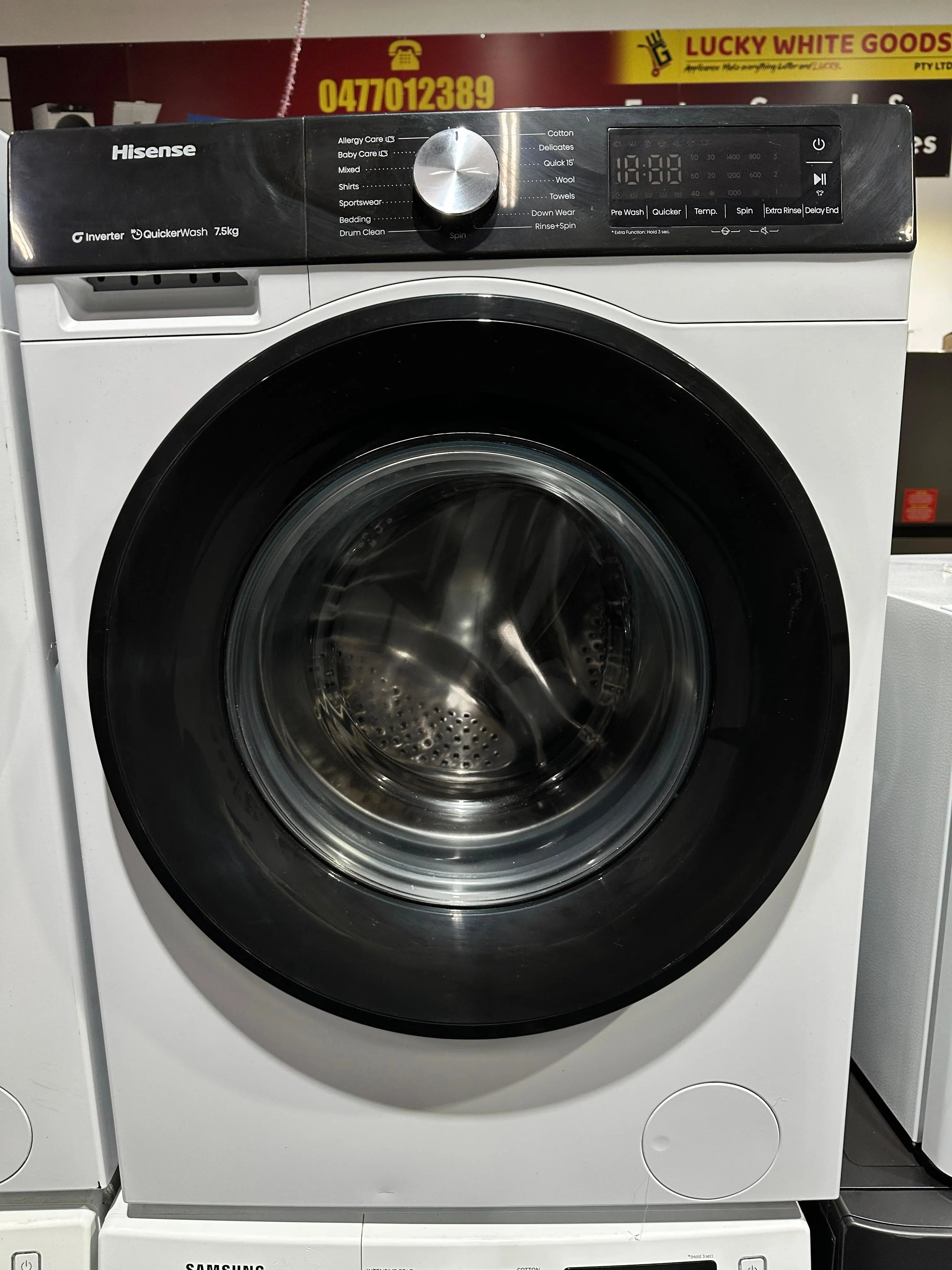 Refurbished Hisense 7.5kg Front Load Washing Machine | ADELAIDE