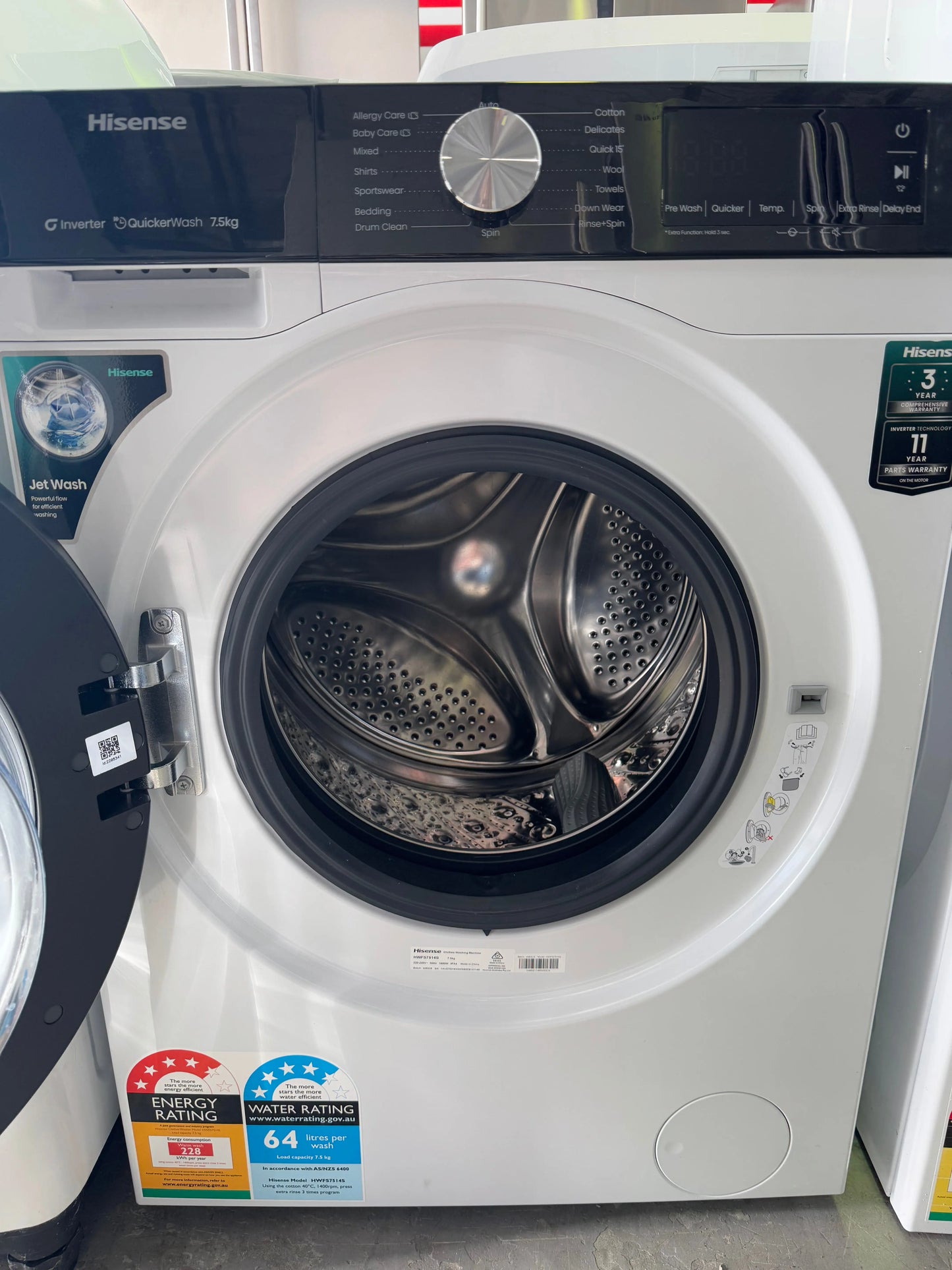 Refurbished Hisense 7.5kg washing machine | PERTH