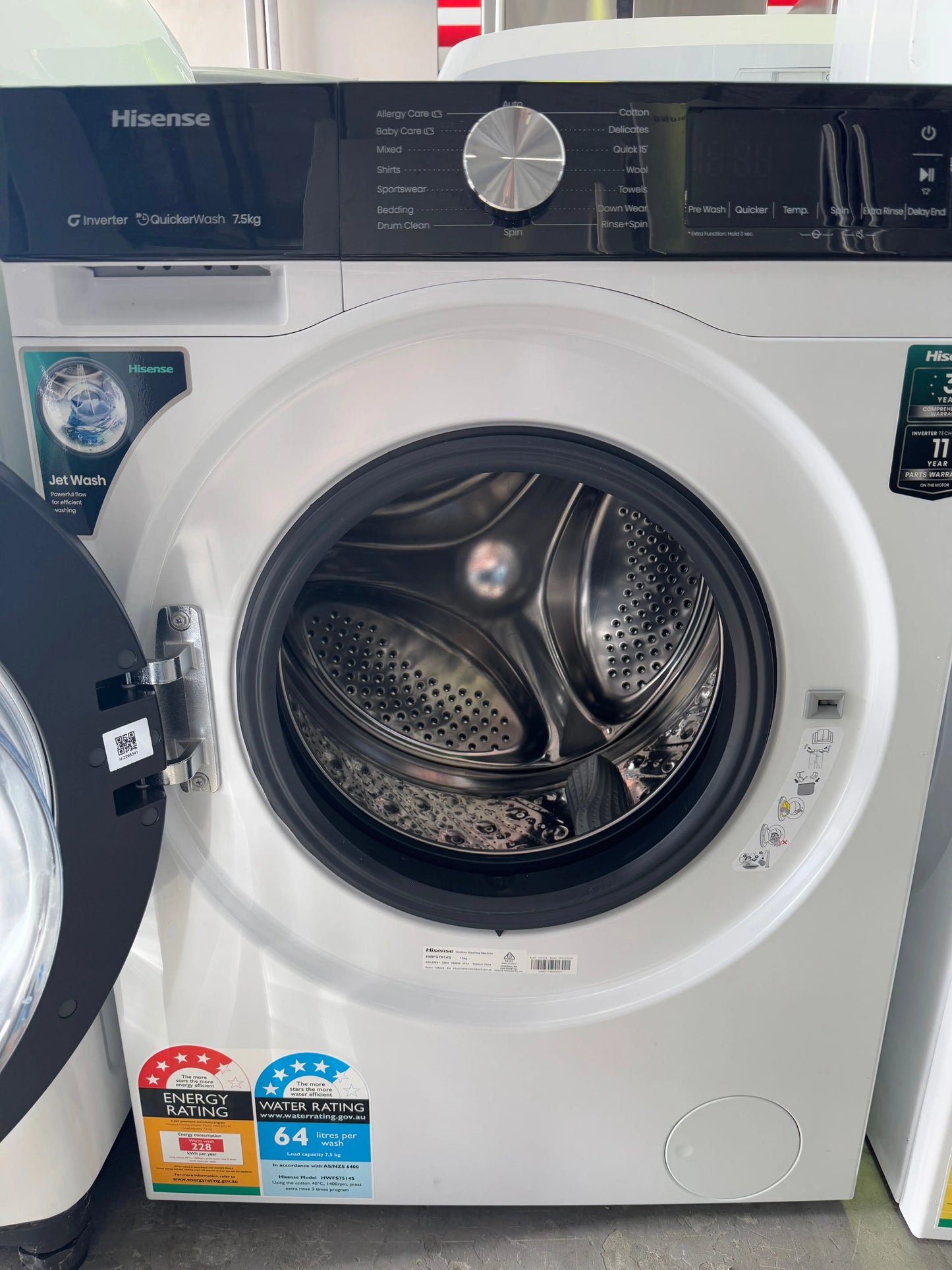 Refurbished Hisense 7.5kg washing machine | PERTH